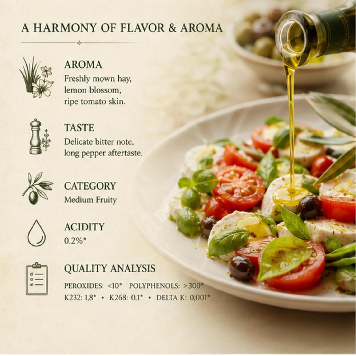 Ravida Extra Virgin Olive Oil, 25 Fl Oz– Multi Award-Winning Sicilian EVOO, Cold Extracted, Medium Fruity, Premium First Cold Pressed Olive Oil