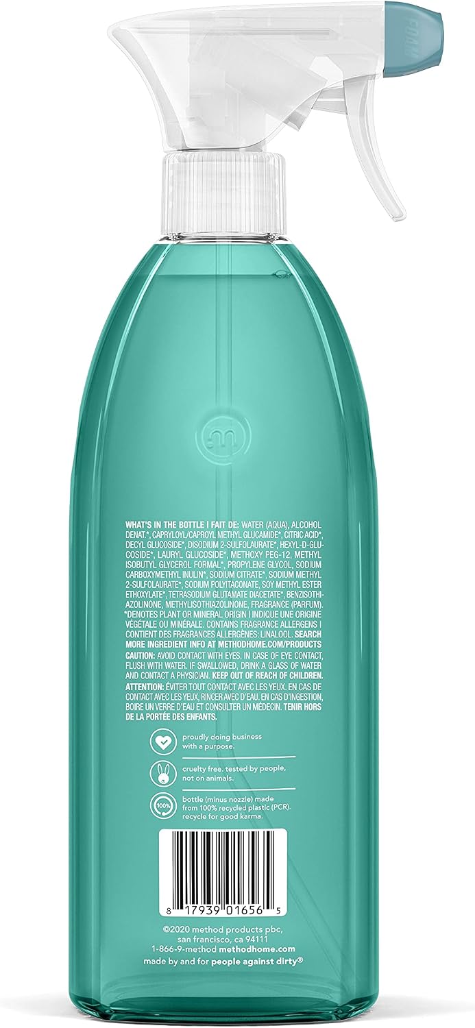 method Foaming Tub + Tile Cleaner, Eucalyptus Mint, 28 fl oz