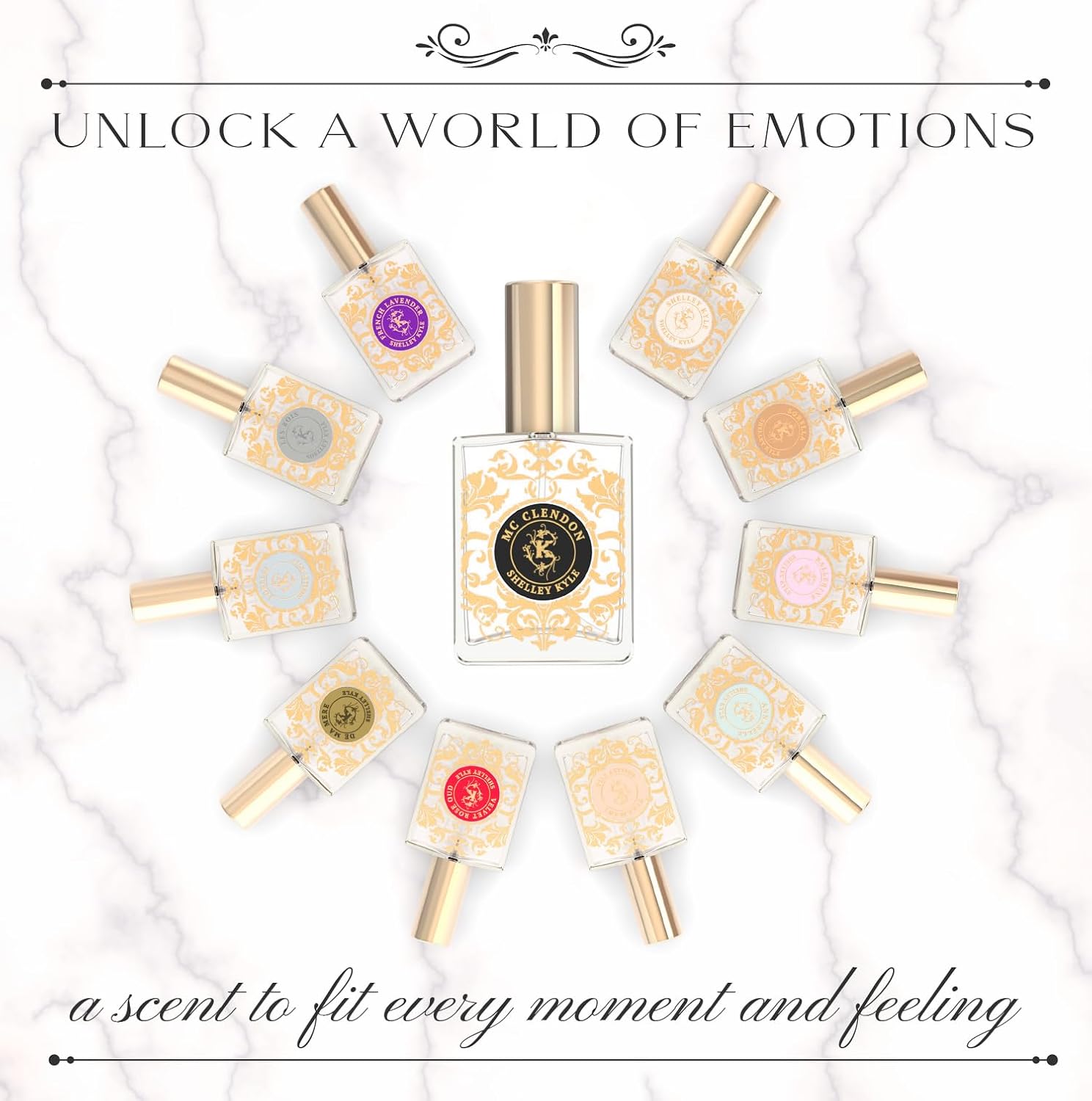 McClendon Perfume, Refreshing Unisex Aromatic Citrus Fragrance, Perfect Scent for Any Time, 30ml