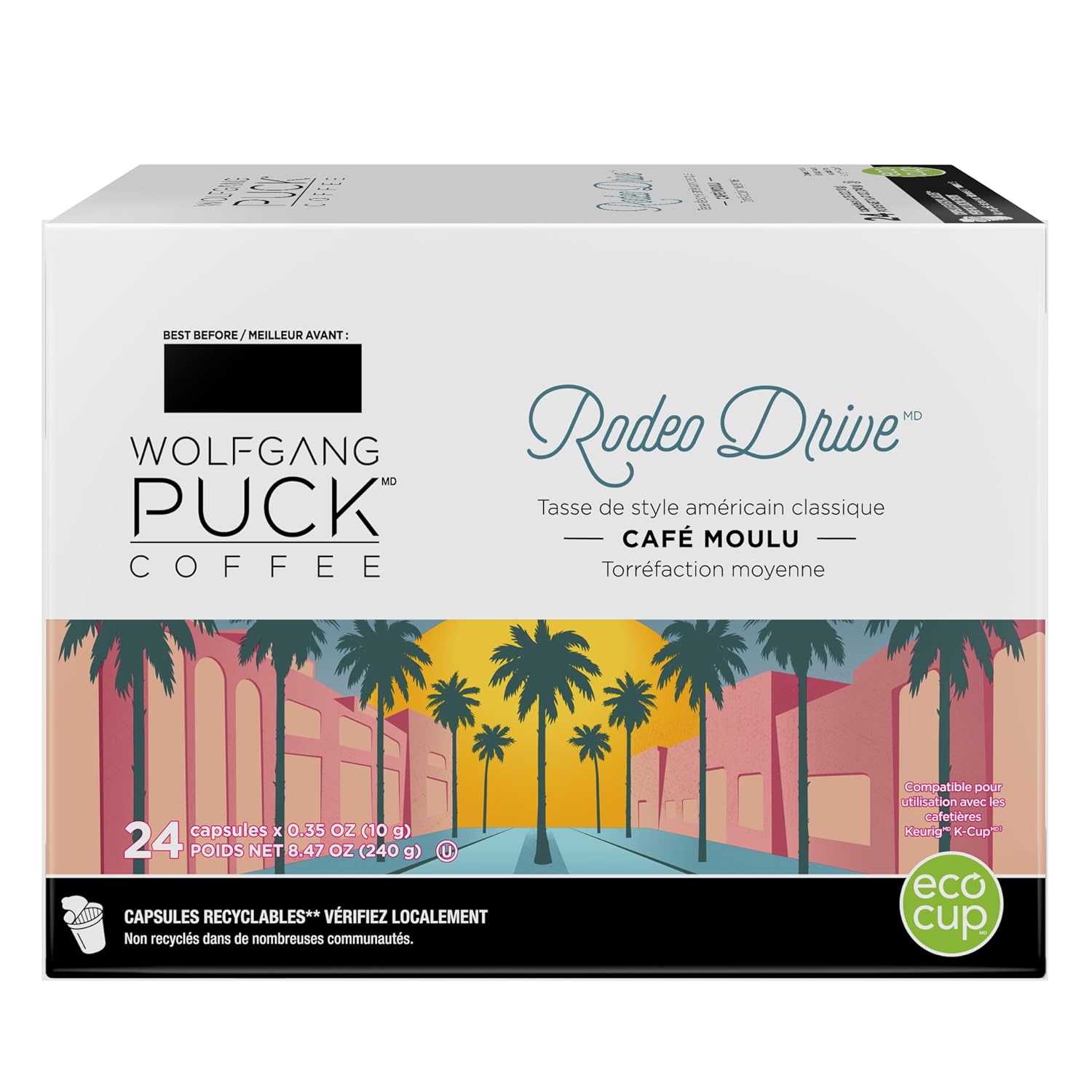 Wolfgang Puck Coffee Single Serve Capsules, Compatible with Keurig K-Cup Brewers, Hawaiian Hazelnut, 24 Count