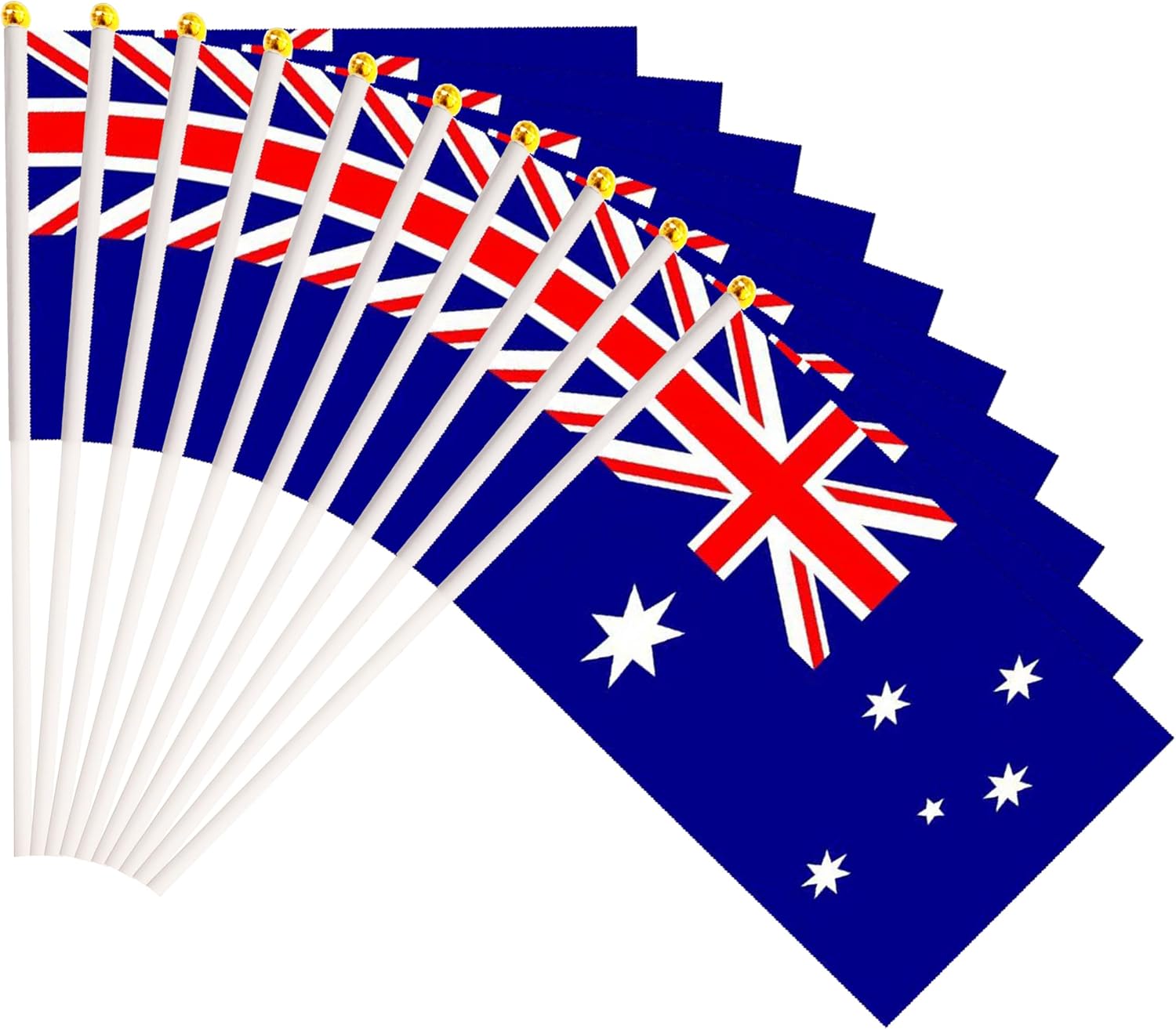 50 Pack Nicaragua Nicaraguan on Stick Flags,Small Mini Hand Held Nicaragua Nicaraguan Flags 5.5x8.3 Inch, Grand Opening, Carnival,Party Events Celebration