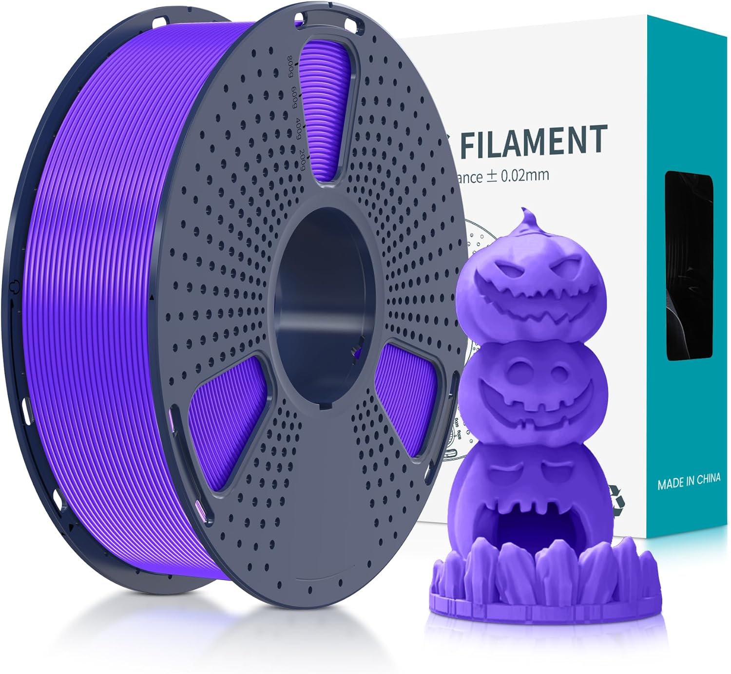 SUNLU PLA Plus Filament 1.75mm White 1KG
