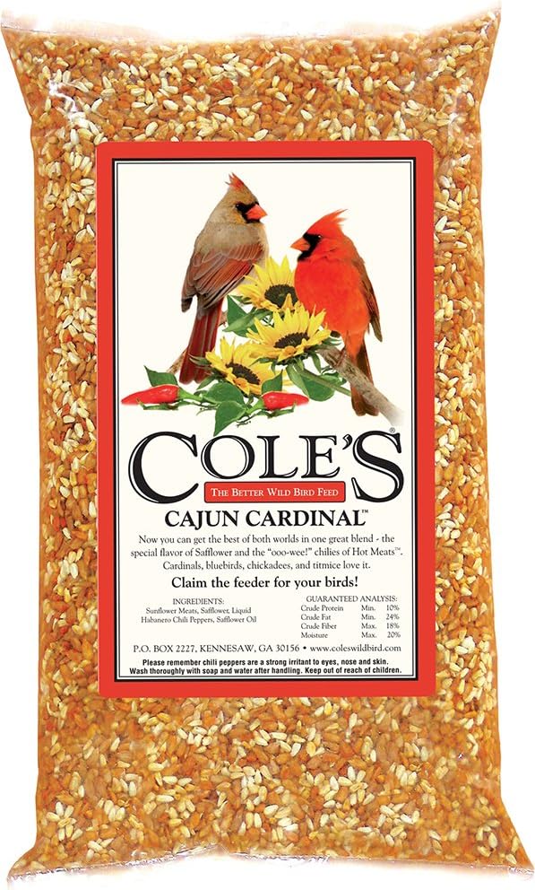 Cole's CB20 Cajun Cardinal Blend Bird Seed, 20-Pound