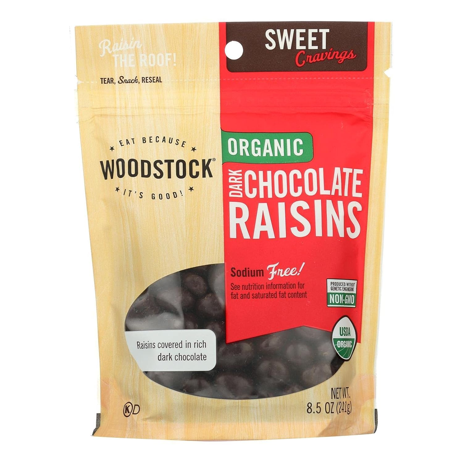 Organic Raisins; Dark Chocolate