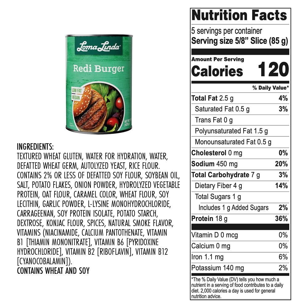 Loma Linda - Plant-Based - Redi-Burger (15 oz.)