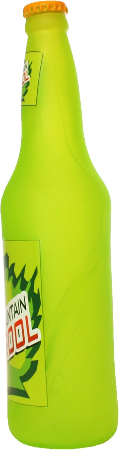 SILLY SQUEAKERS Tuffy Beer Bottle Dog Toy: Squeaky Dog Toy, Washable and Floats, Vinyl