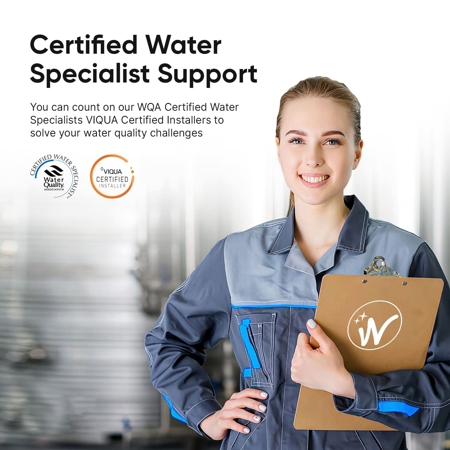 WECO SFT-CAT-581SM-1235 Hybrid Water Softener and Conditioner System for Whole House Water Treatment - 1" MPNT Connection - Cation Resin and