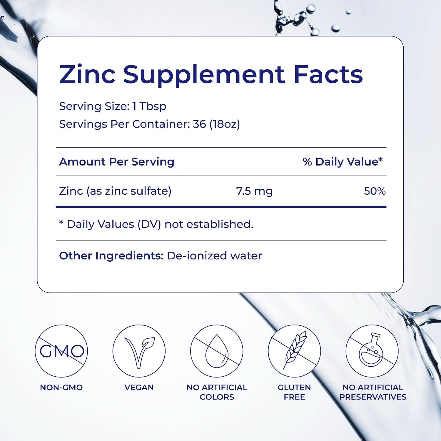Eidon Ionic Minerals - Liquid Zinc Concentrate, Ionic Zinc Sulfate - 2 oz | Supplement Drops for Men, Women, & Kids, Support Immune System, Hair and Skin, Liver and Kidney Health