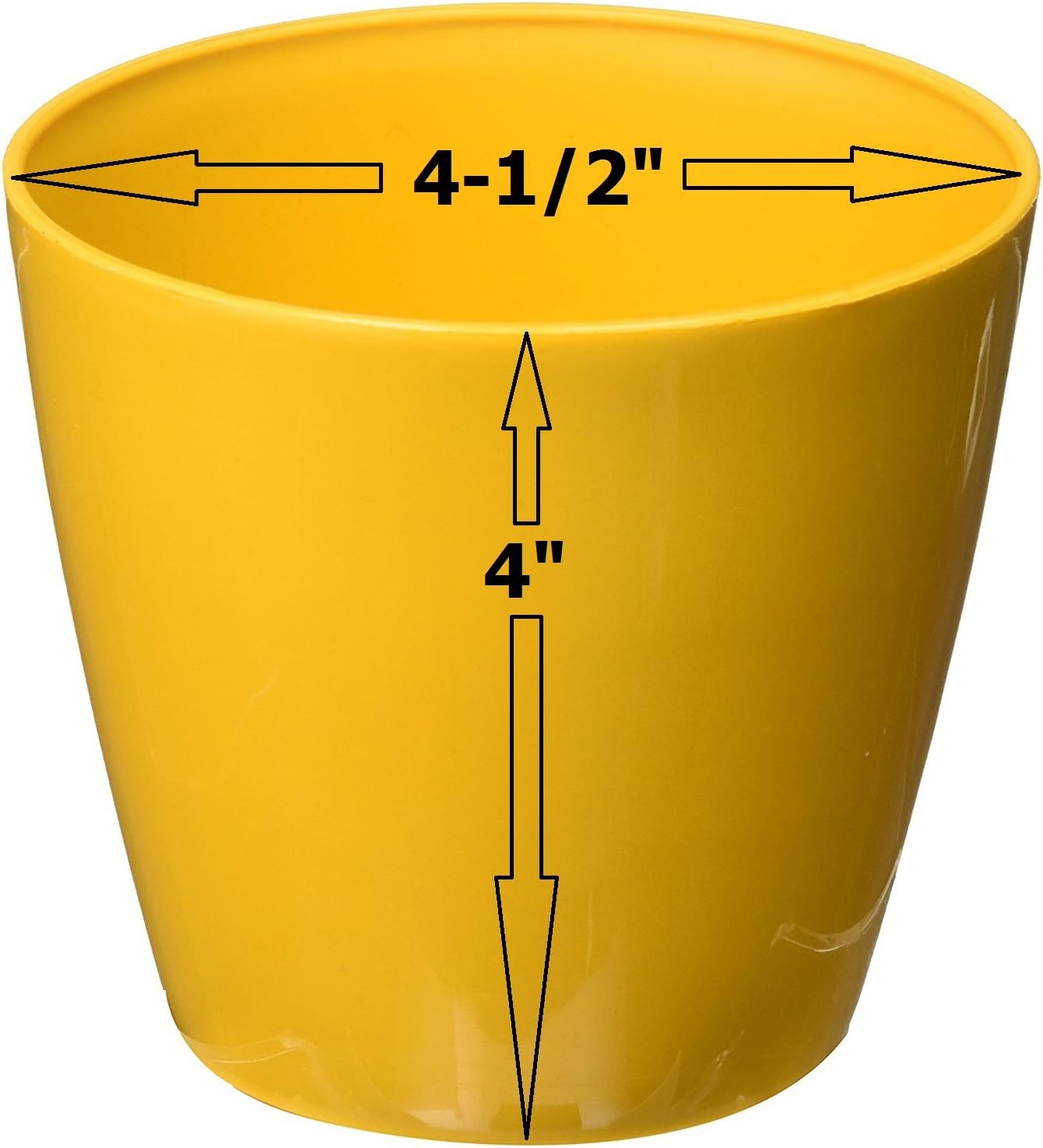 Home & Garden PIM01280 Charlevoix Durares Planter, 10" - Tango
