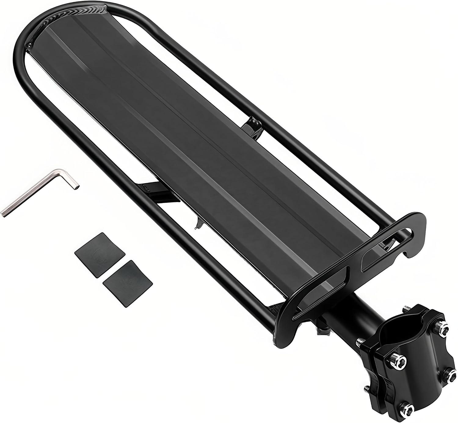 ThreeH Retractable Bike Luggage Cargo Rack Aluminum Alloy Easy to Install | Aluminum Alloy, Bicycle Pannier Bag Holder, Easy to Install