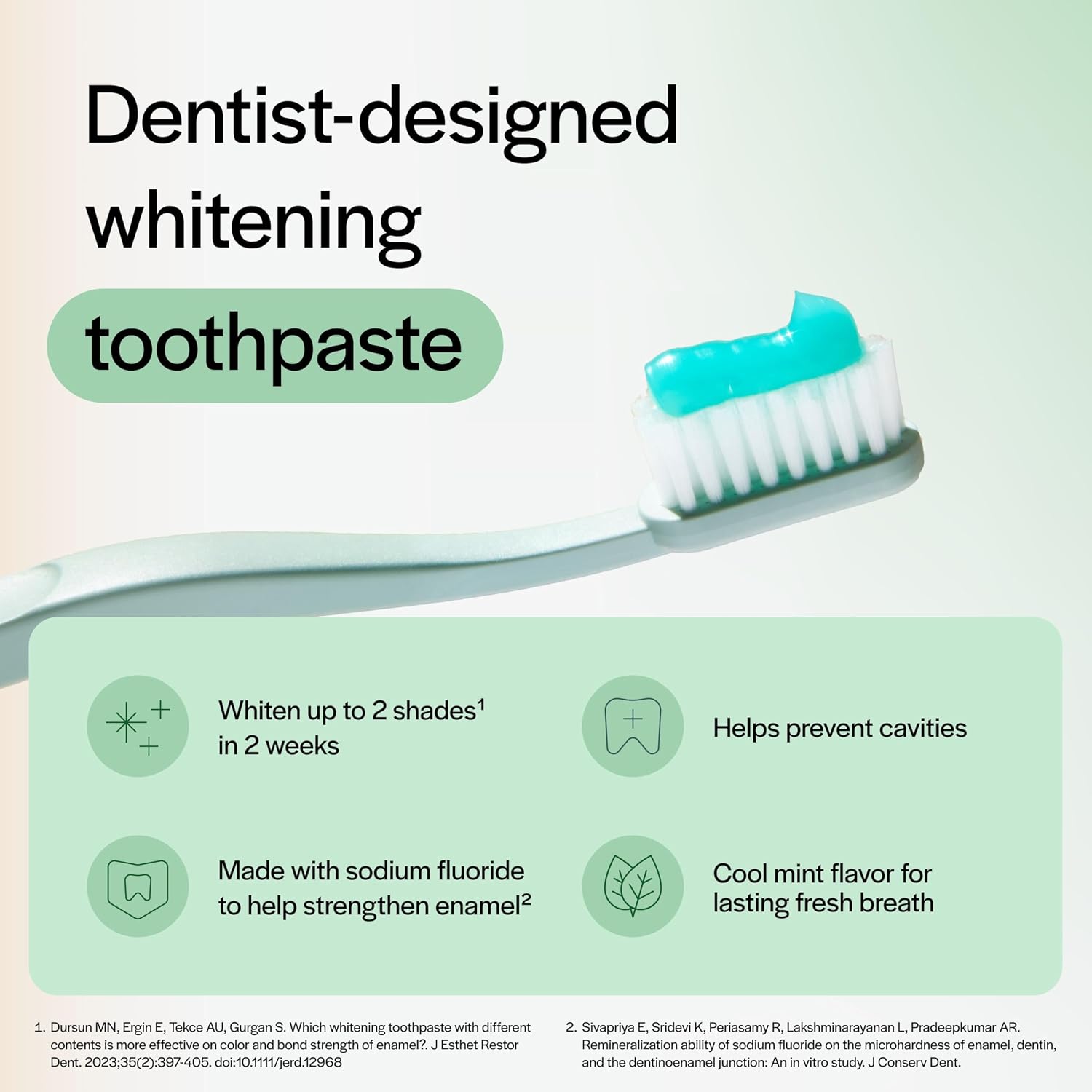 Opalescence Whitening Toothpaste Original 4.7oz - Mint - 3 Pack - 5166-3 | Dentist-Developed Oral Care Whitening Fluoride Toothpaste for Daily Use, Surface Stain Removal & Helps Strengthen Enamel