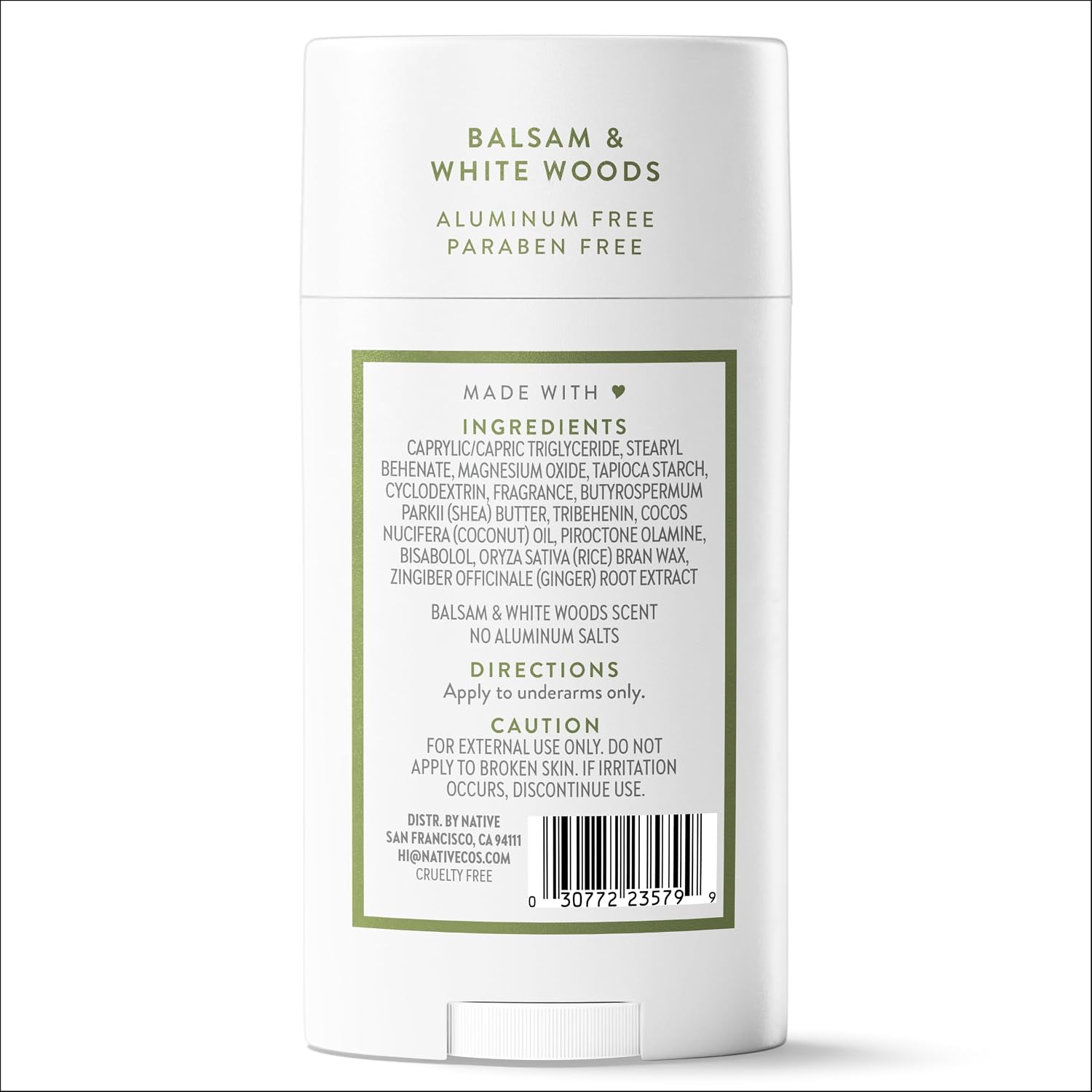 Native Deodorant Contains Naturally Derived Ingredients, 72 Hour Odor Control, Deodorant for Women and Men, Aluminum Free, Eucalyptus & Mint 2.65oz