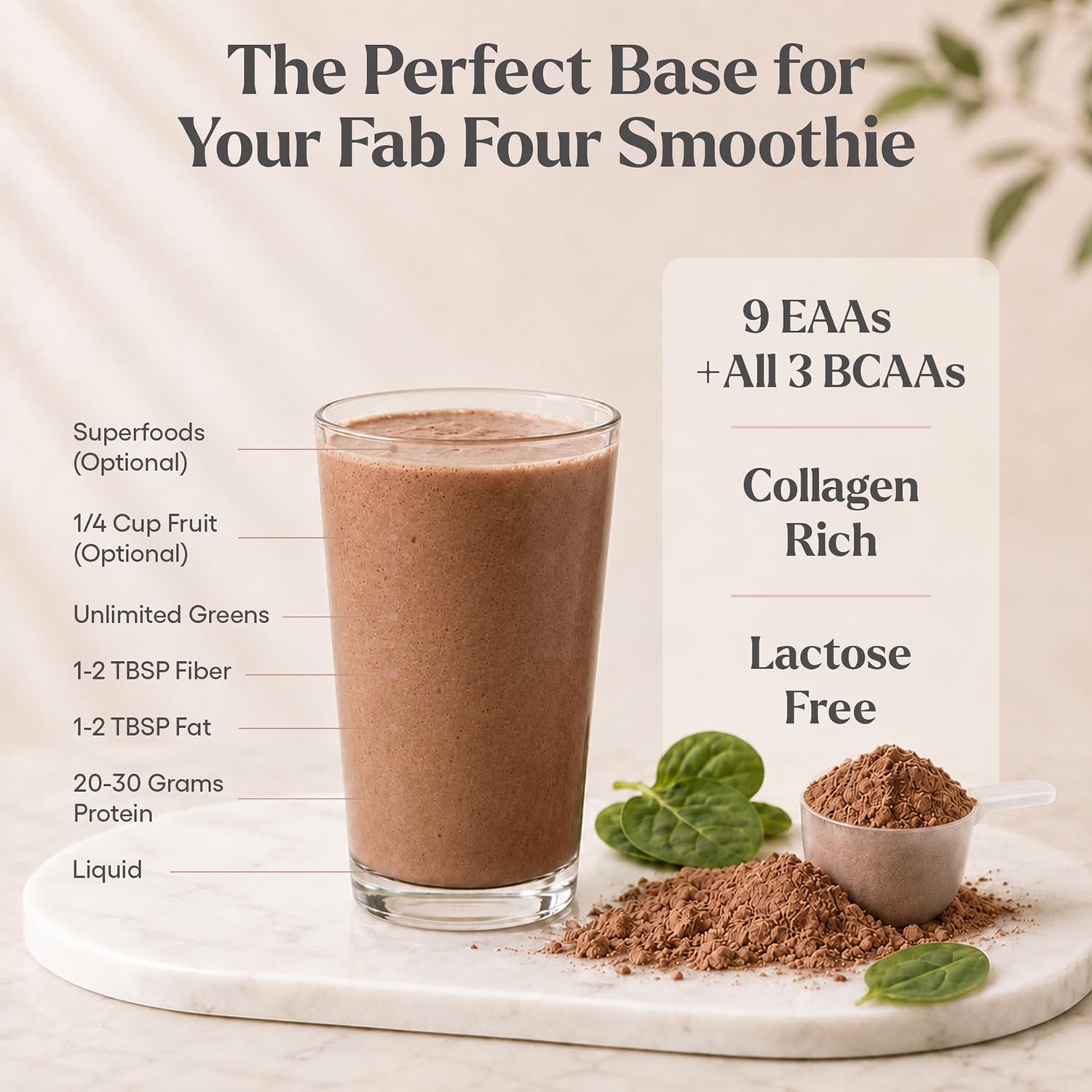 Be Well by Kelly Grass Finished Beef Protein Powder Vanilla Flavor