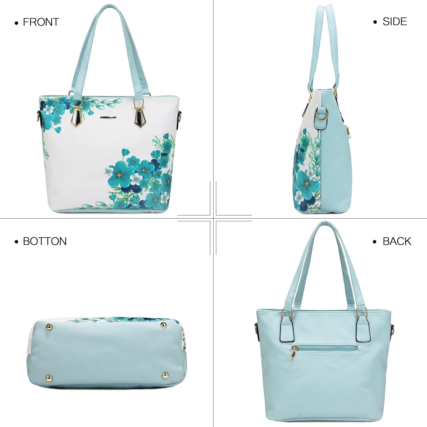 2E-youth Designer Purses and Handbags for Women Satchel Shoulder Bag Tote Top Handle Bag