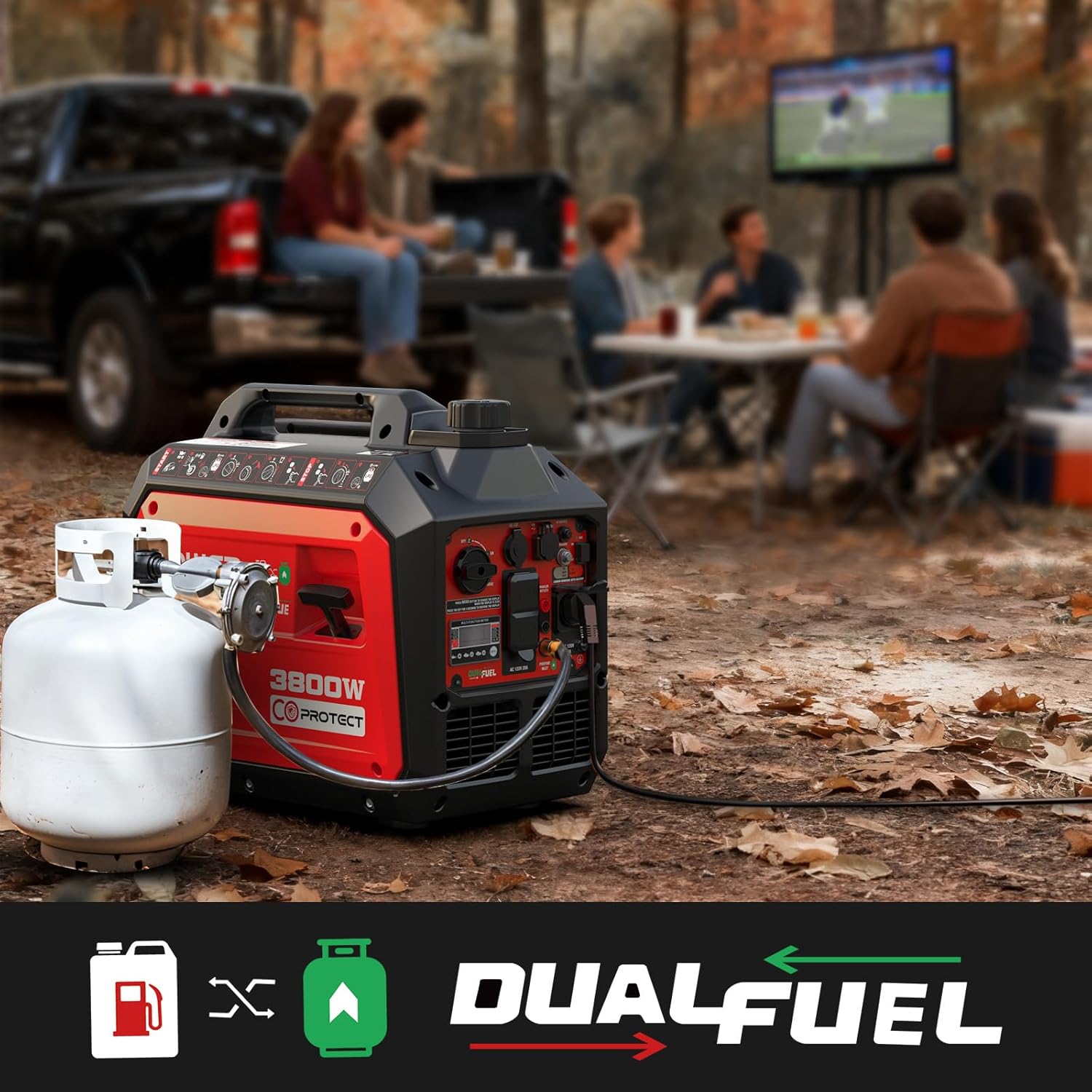 PowerSmart 2500 Watt Portable Inverter Generator for Camping