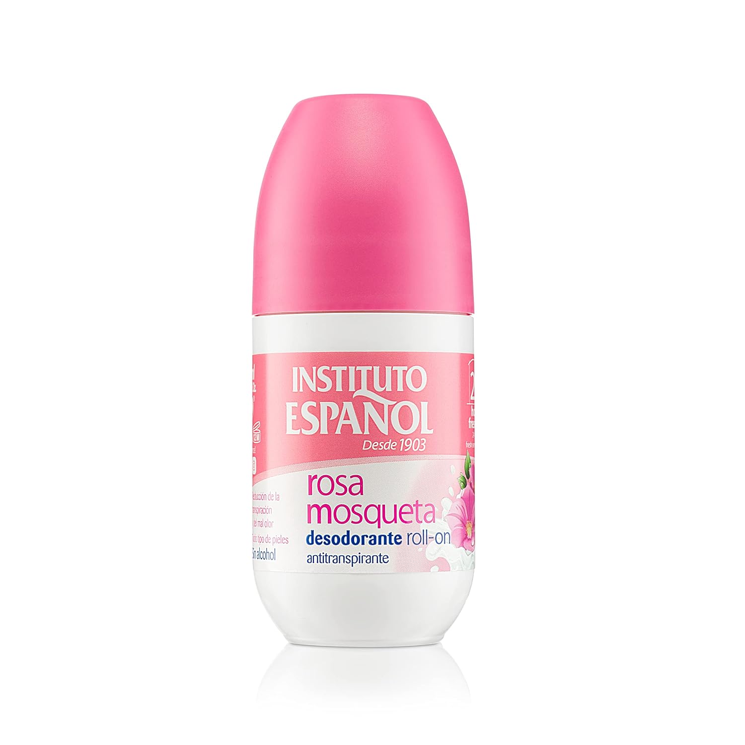Instituto Espanol 24 Hour Rosa Mosqueta Deodorant Roll on 75 ml