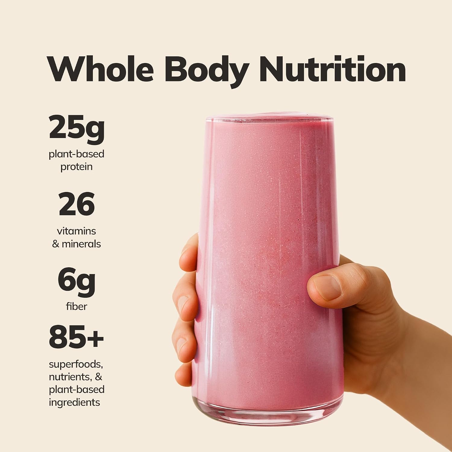 Ka’Chava Whole Body Meal Shake Chocolate 2 lb – Vegan Protein Powder with 85+ Superfoods & Greens – Plant-Based Meal Replacement with Probiotics & Digestive Enzymes – Gluten & Dairy Free (15 Servings)