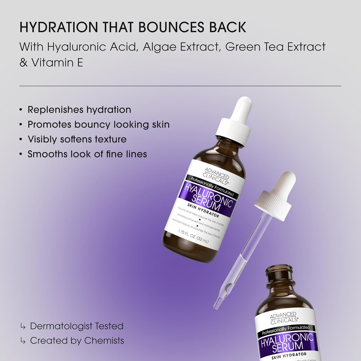 Advanced Clinicals Brightening Vitamin C Serum For Face With Glycolic Acid + Lactic Acid | Vitamin C Eye Serum Face Moisturizer For Improving Look Of Dark Spots & Uneven Complexion, 1.75 Fl Oz