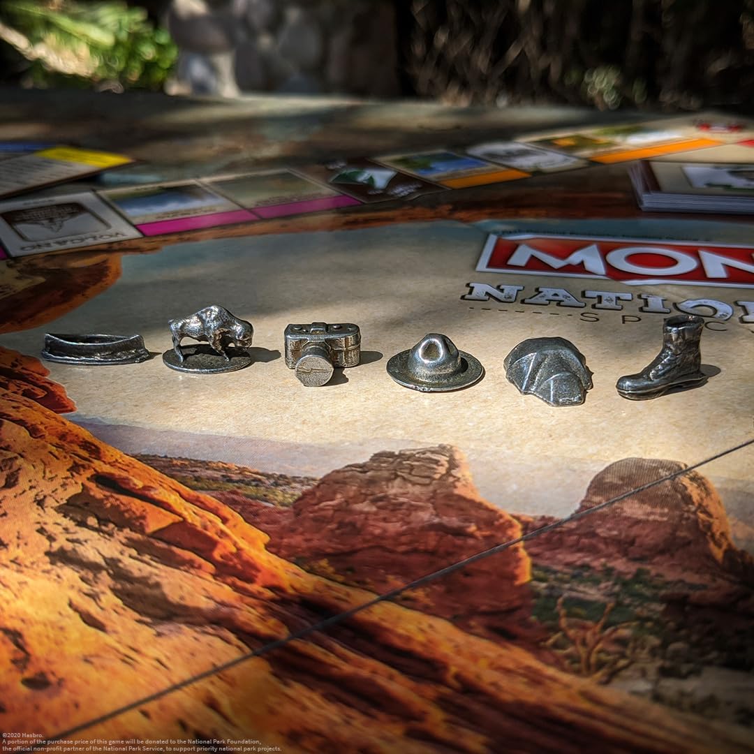 Monopoly National Parks 2020 Edition | Featuring Over 60 National Parks from Across The United States | Iconic Locations Such as Yellowstone, Yosemite