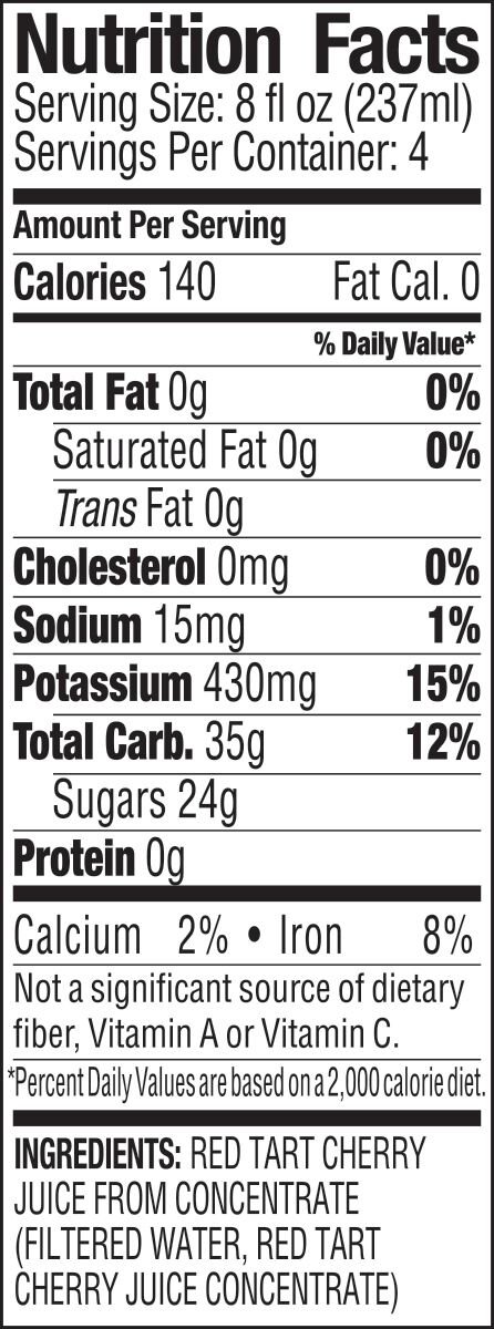 Langers Juice 100% All Tart Cherry, 32 Fl Oz (Pack of 6)