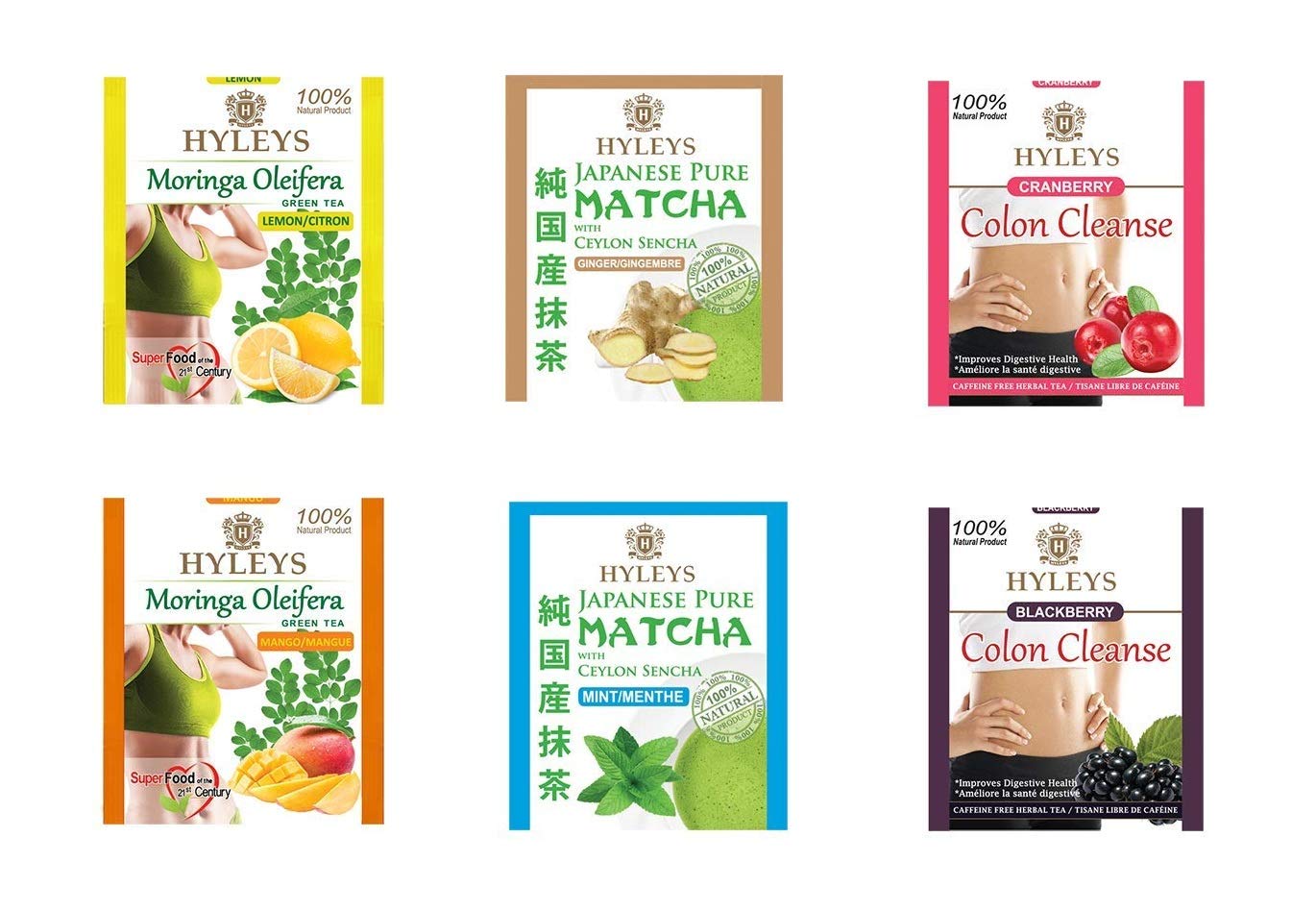 Hyleys 14 Day Weight Loss Tea, Garcinia & Matcha Green Tea, 42 Tea Bags