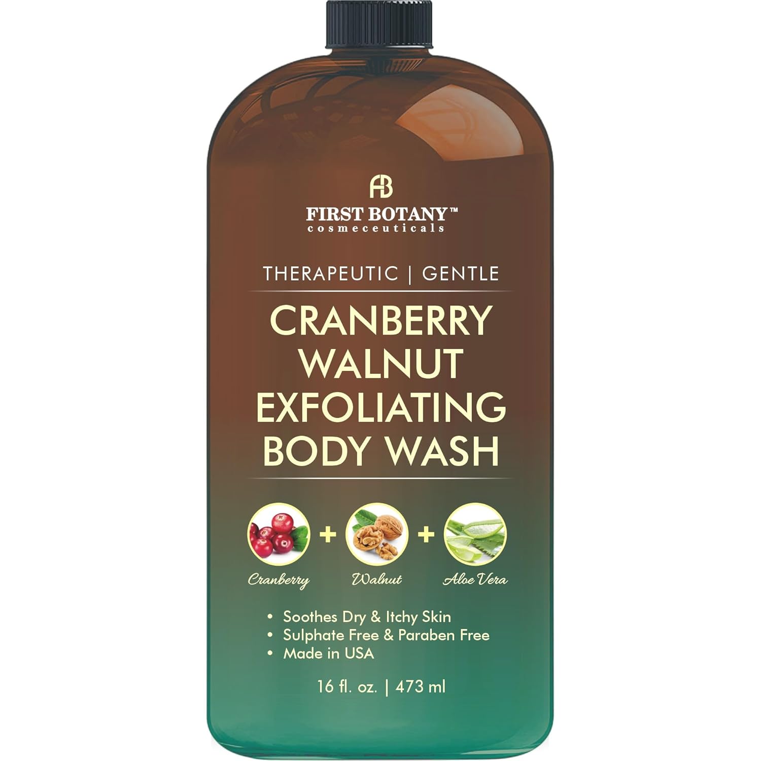 Tea Tree Eucalyptus Body Wash & Skin Cleanser for Women & Men, 16 Fl Oz