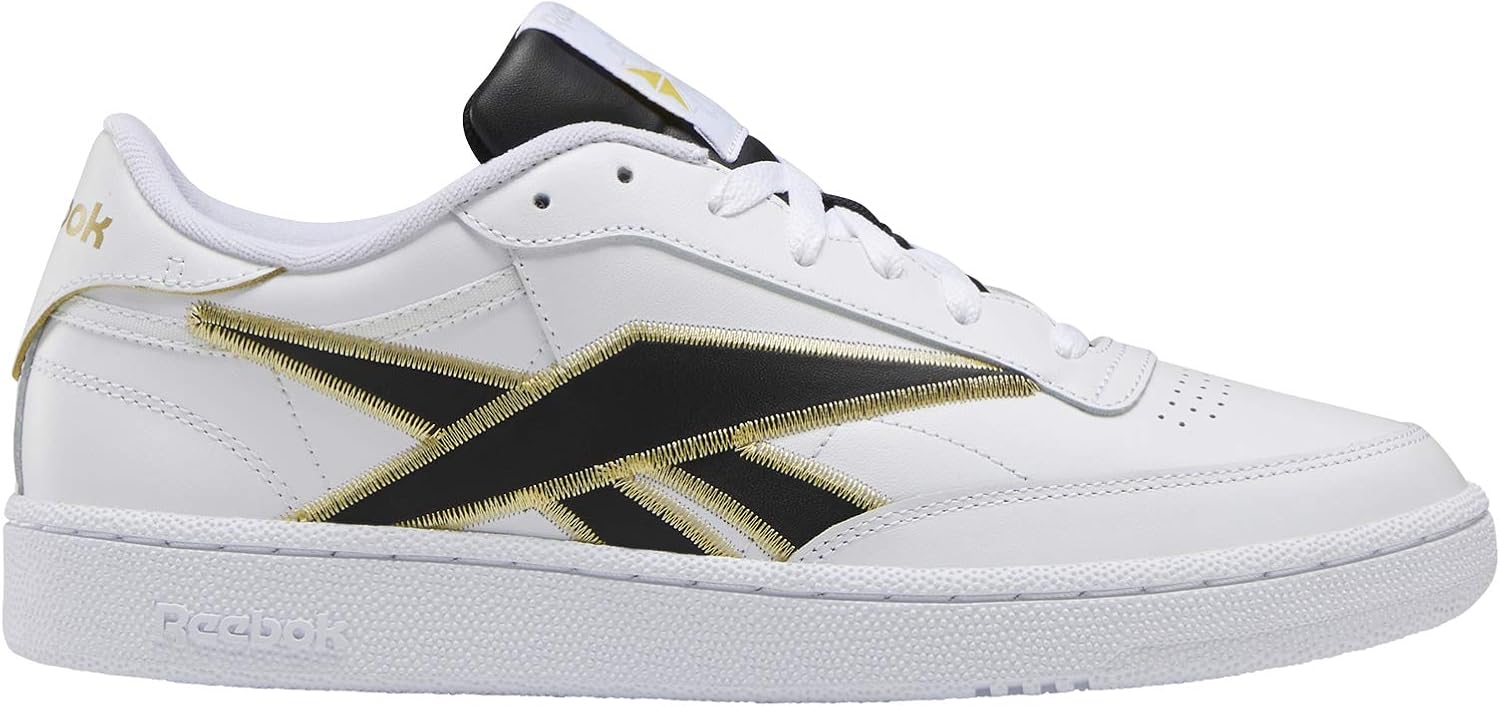 Reebok Club C 85 Mens Tennis Shoes, Casual Fashion White Sneakers for Men