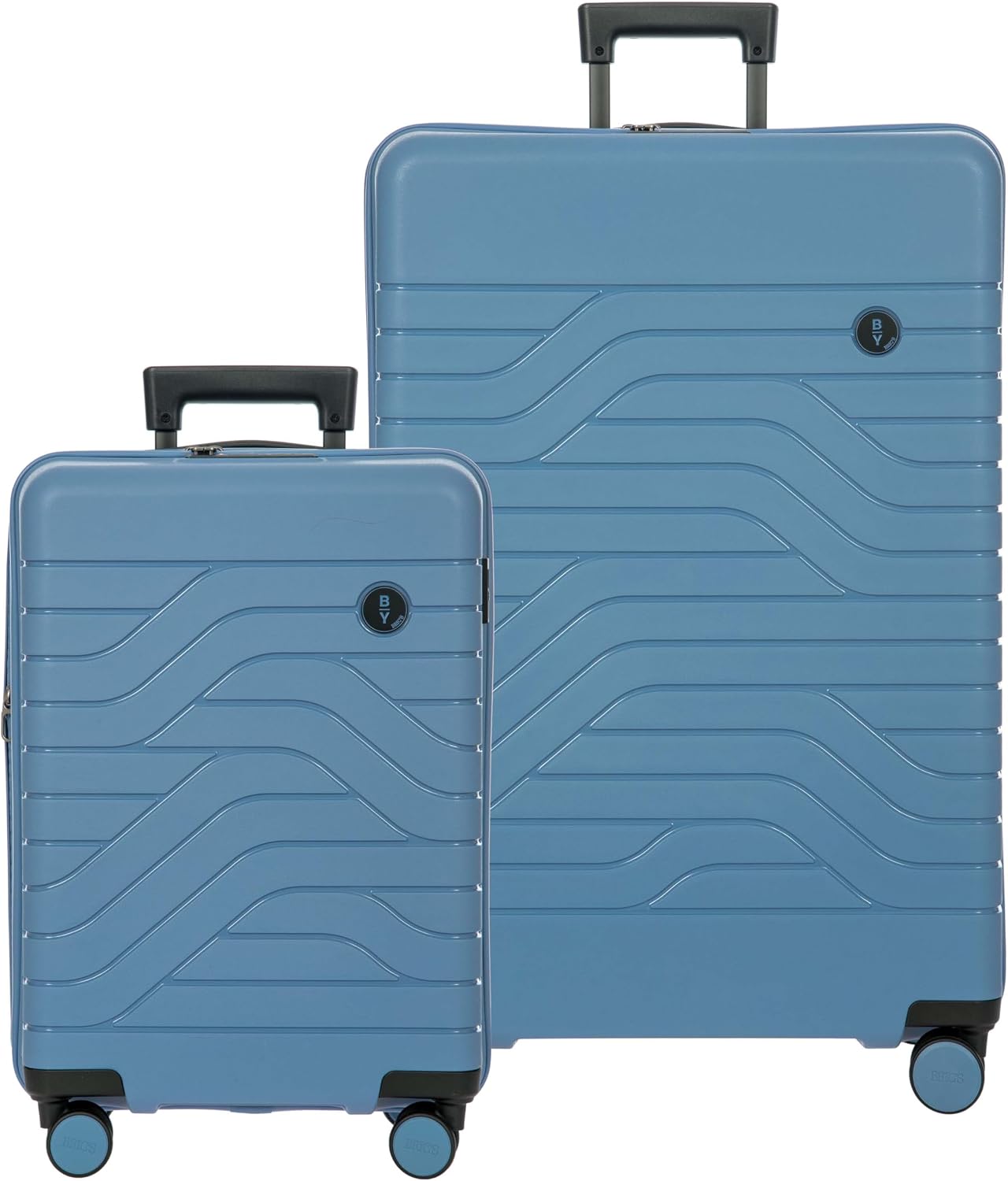Bric's B|Y Ulisse Checked Luggage with Spinner Wheels – Expandable Lightweighted Hard Shell Suitcase, TSA Combination Lock - Removeable Wash Bag Included - 30 Inch, Mango