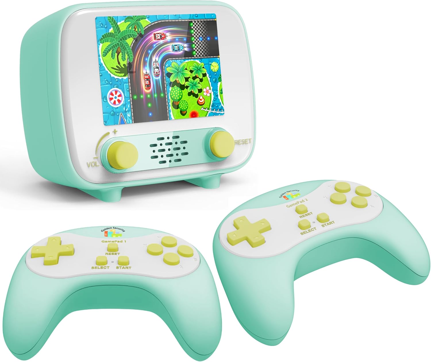 Mini Arcade Machine, Built in 156 Classic Retro Games, 2.8 Inch Screen | 156 Classic 16-Bit Video Games, Handheld Game Console, Rechargeable Battery, Support for TV Output, Birthday Present for kids