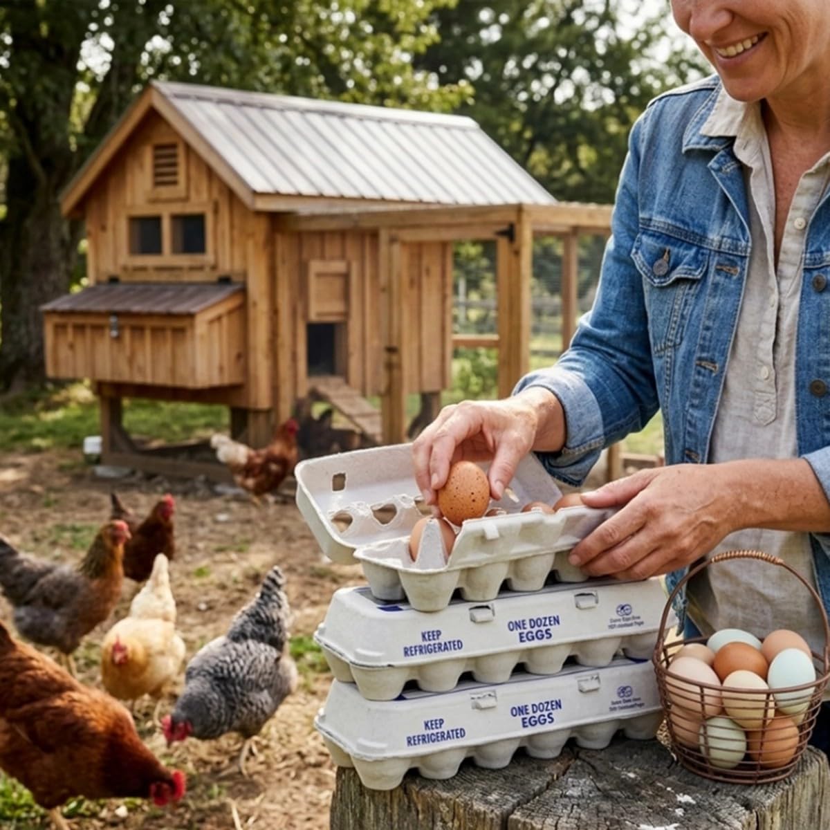 Egg Cartons – 250 Bulk Pack, Natural Fiber | Durable Paper Pulp Construction, Secure Storage for Large Chicken & Quail Eggs
