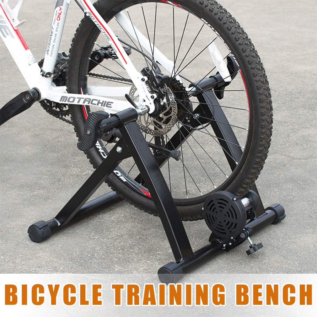 Bike Trainer Stand for Indoor Riding, Bicycle Exercise Training Stand with Magnetic Flywheel, Noise Reduction