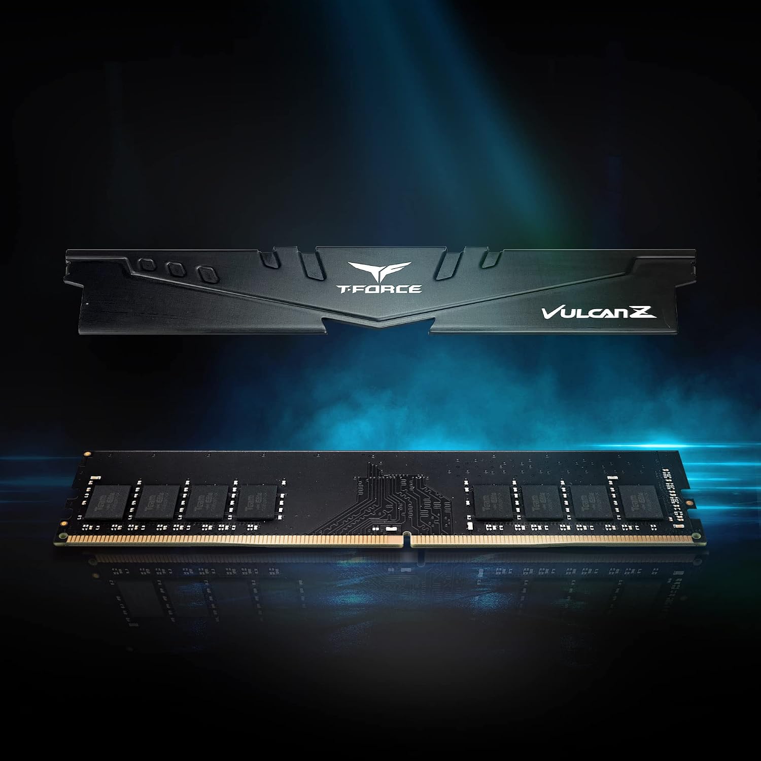 TEAMGROUP T-Force Vulcan Z DDR4 16GB Kit (2x8GB) 3200MHz (PC4-25600) CL16 Desktop Memory Module Ram (Gray) - TLZGD416G3200HC16CDC01