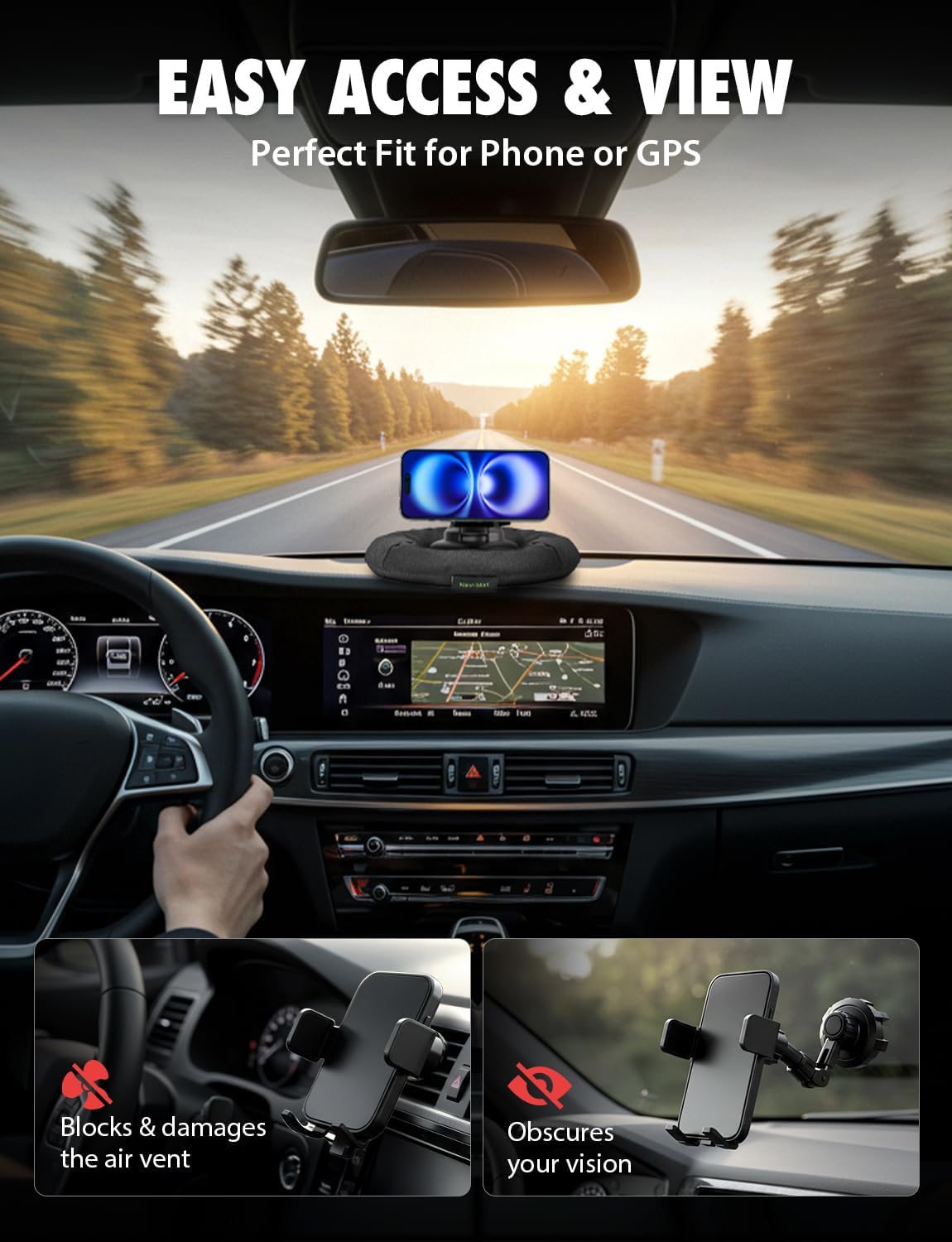 Bracketron NavMat GPS Dashboard Pad
