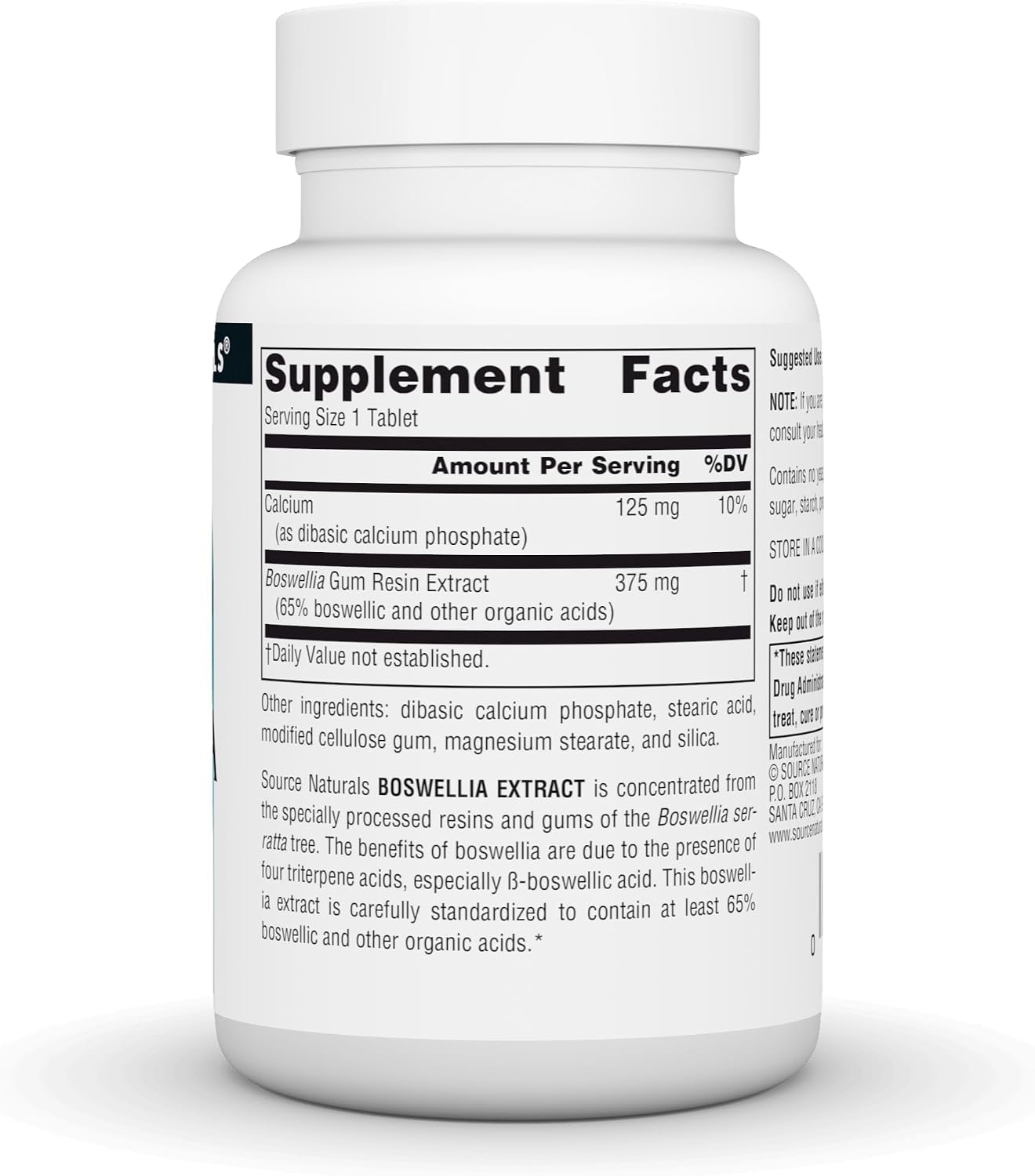 Source Naturals Boswellia Extract, Dietary Supplement* - 50 Tablets