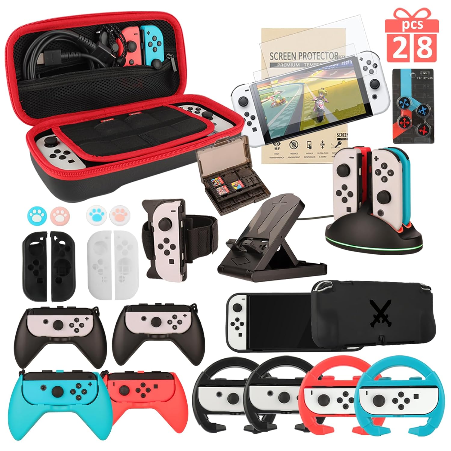 Switch Accessories - Family Bundle Accessories for Nintendo Switch