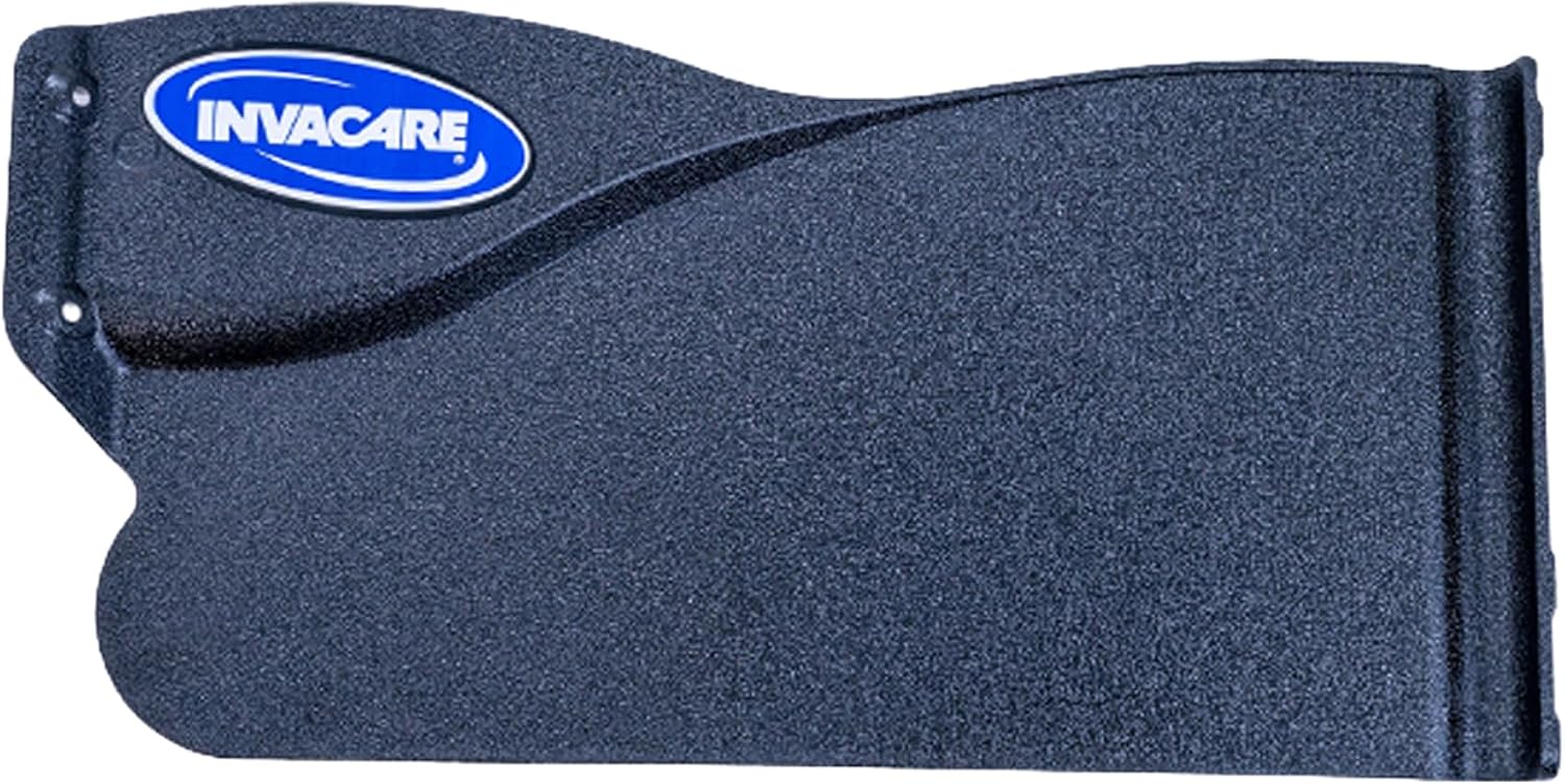 AlveyTech Desk Length Clothing Guard for Invacare Tracer & 9000 Series Wheelchairs (Right) - Replacement Black 11-1/2" x 5" Wheelchair Under Armrest Guard, Side Specific (1110285)