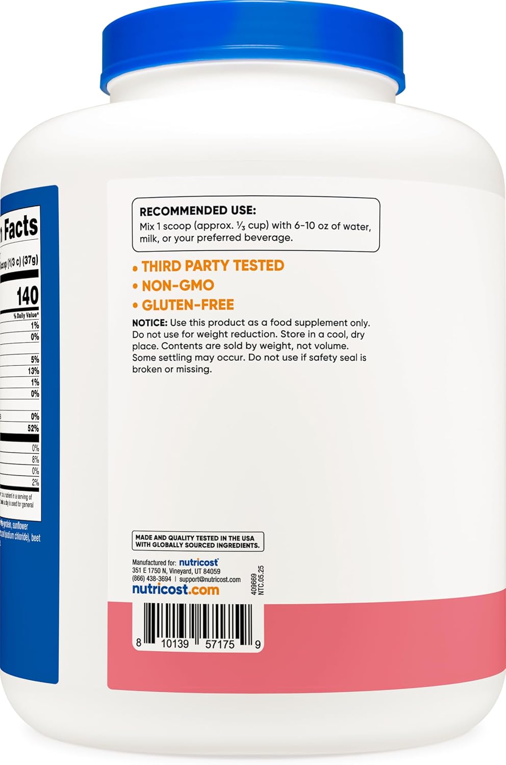 Nutricost Whey Protein Isolate Powder (Vanilla) 2LBS
