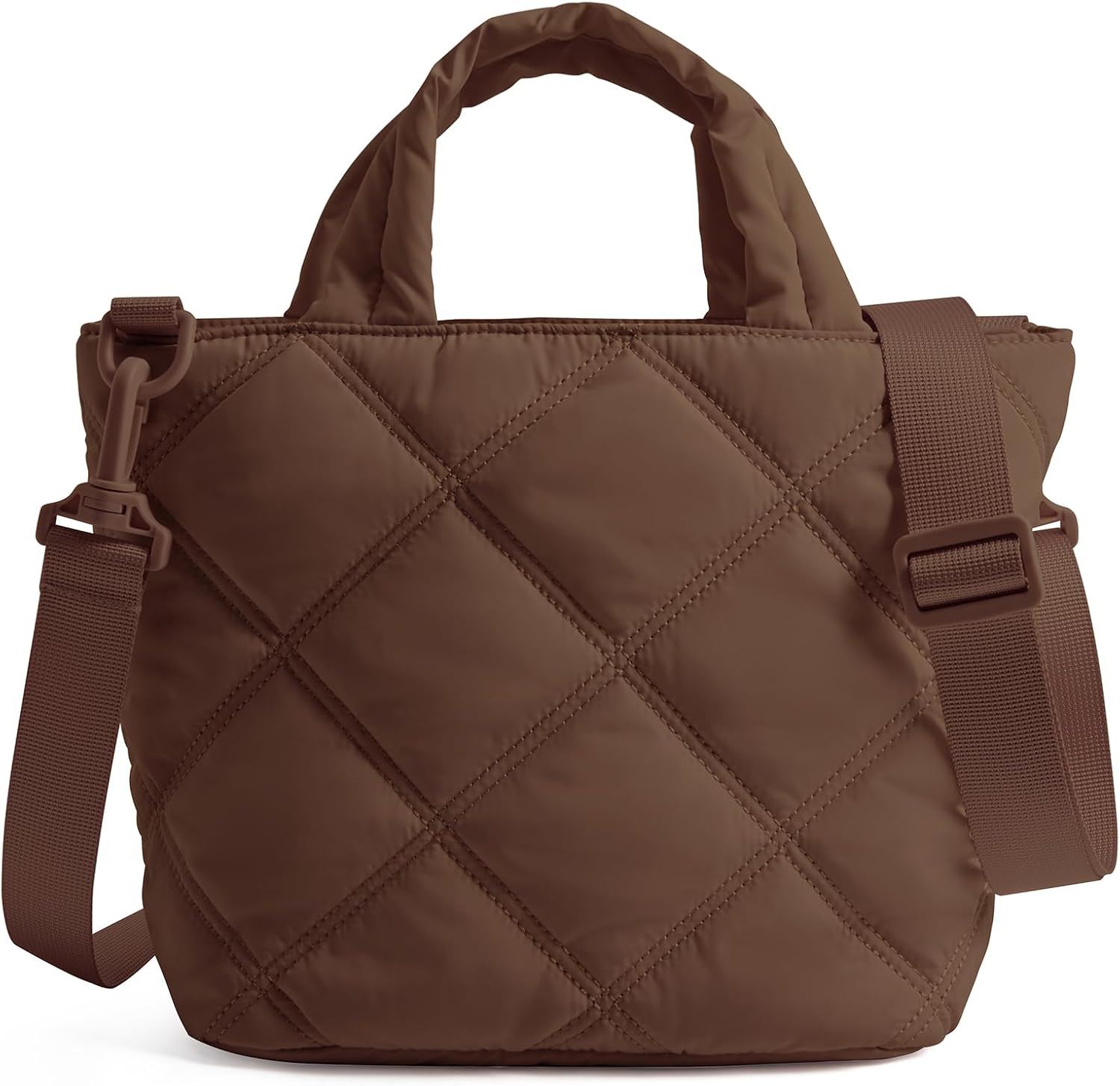 BAGSMART Crossbody Bags for Women, Lightweight Purses for Women, Quilted Puffer Tote Handbags for Daily Use,Shop,Travel