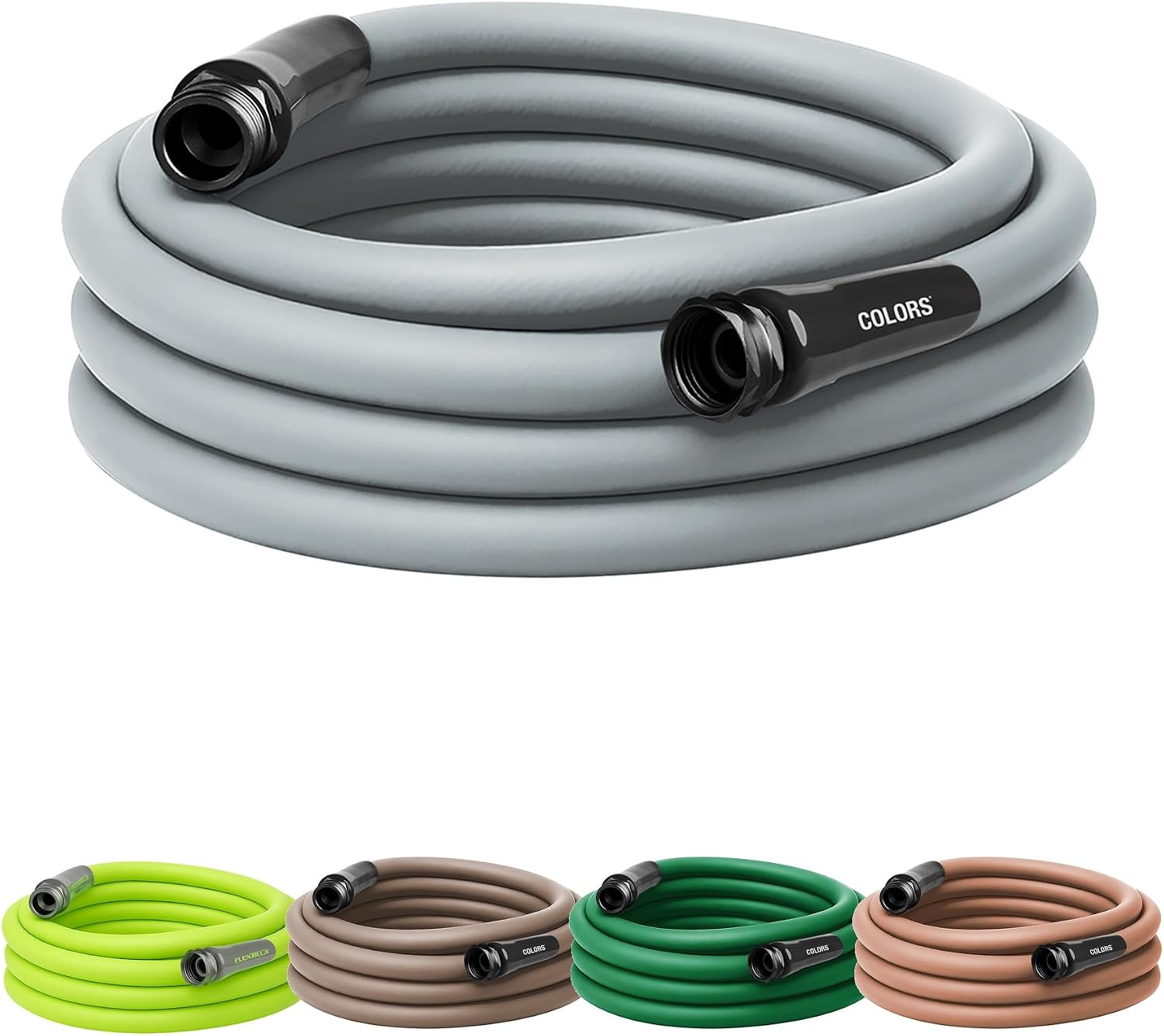 Flexzilla Garden Hose 5/8 in. x 50 ft., Lightweight All-Weather Water Hose, Durable and Flexible, Leak-Free Connections