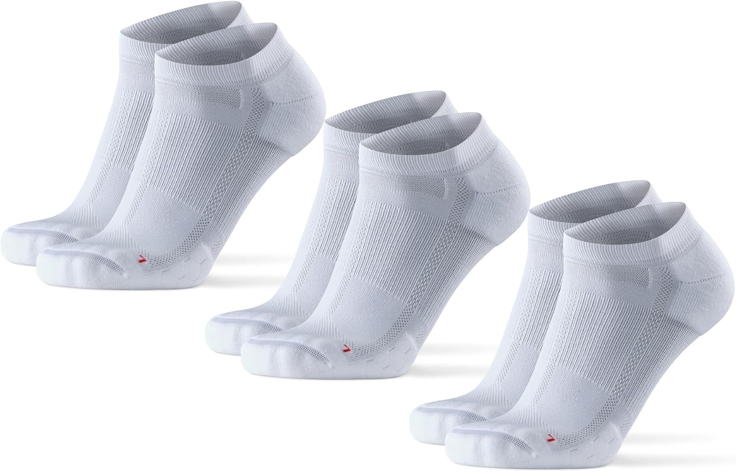 DANISH ENDURANCE Running Socks, Low-Cut, Anti Blister, 3 & 5-Pack