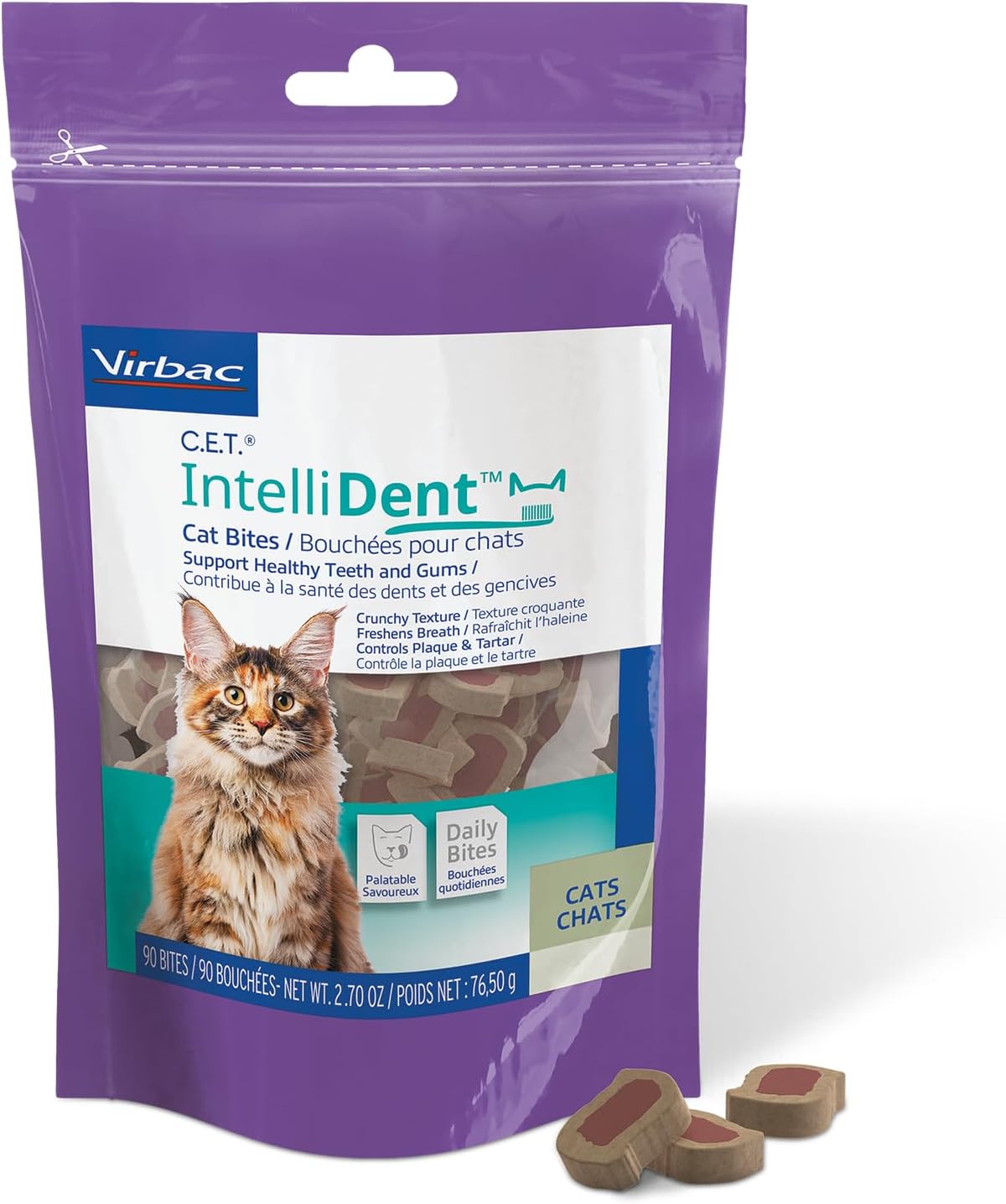 Virbac C.E.T. Intellident Cat Bites for Dental Care