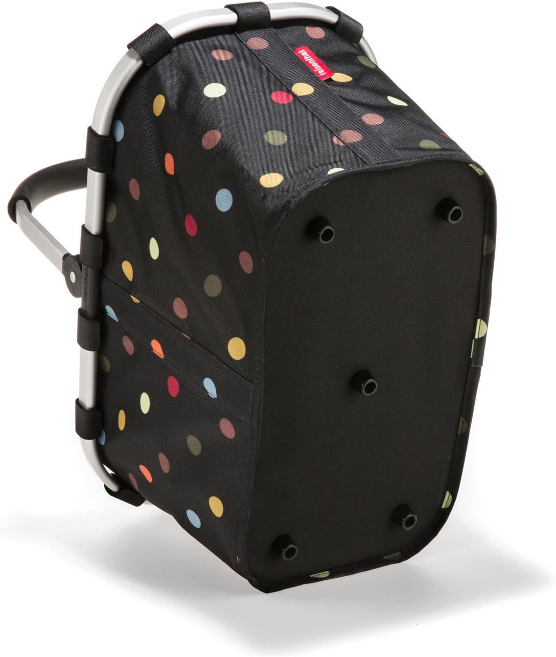 reisenthel carrybag frame black/black - Sturdy shopping basket with plenty of storage space and practical inner pocket - water-repellent