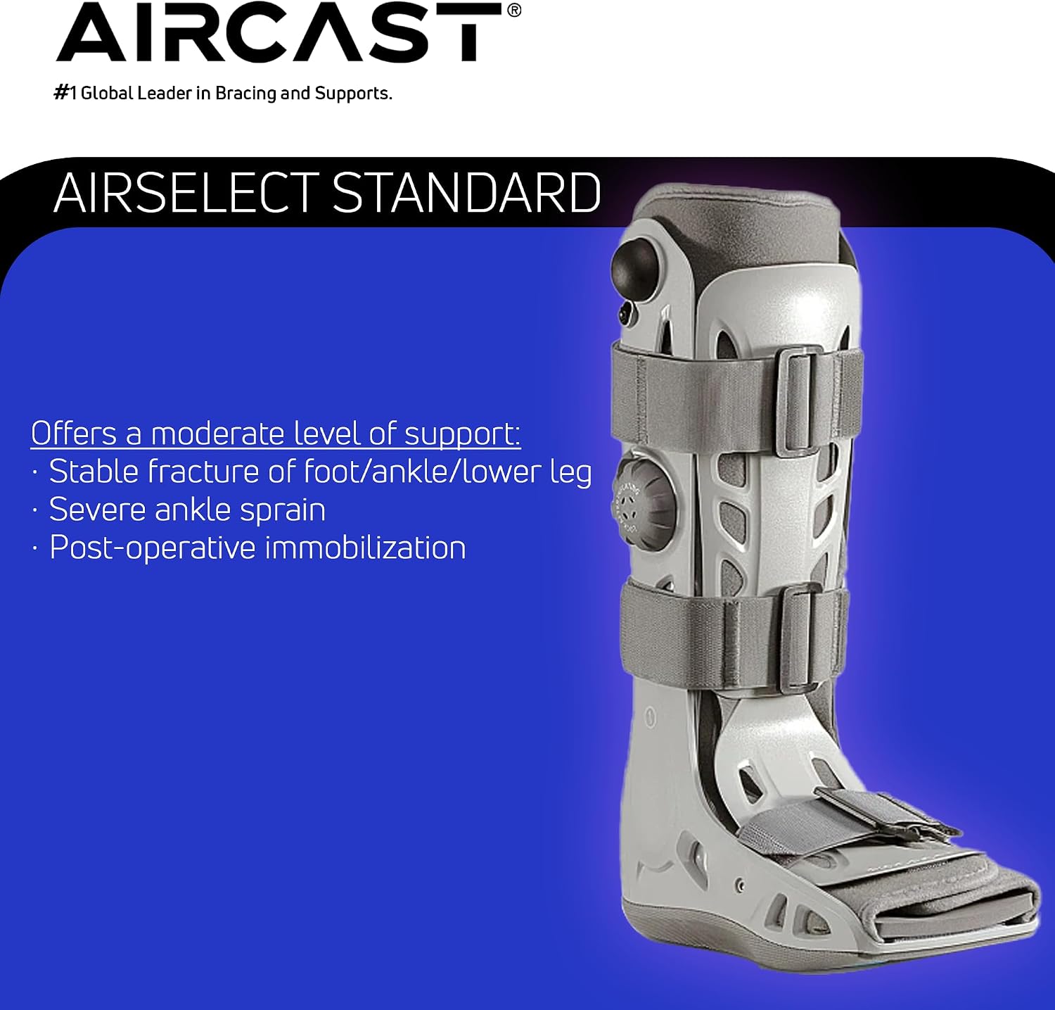 Aircast AirSelect Walker Brace/Walking Boot (Elite, Short and Standard)