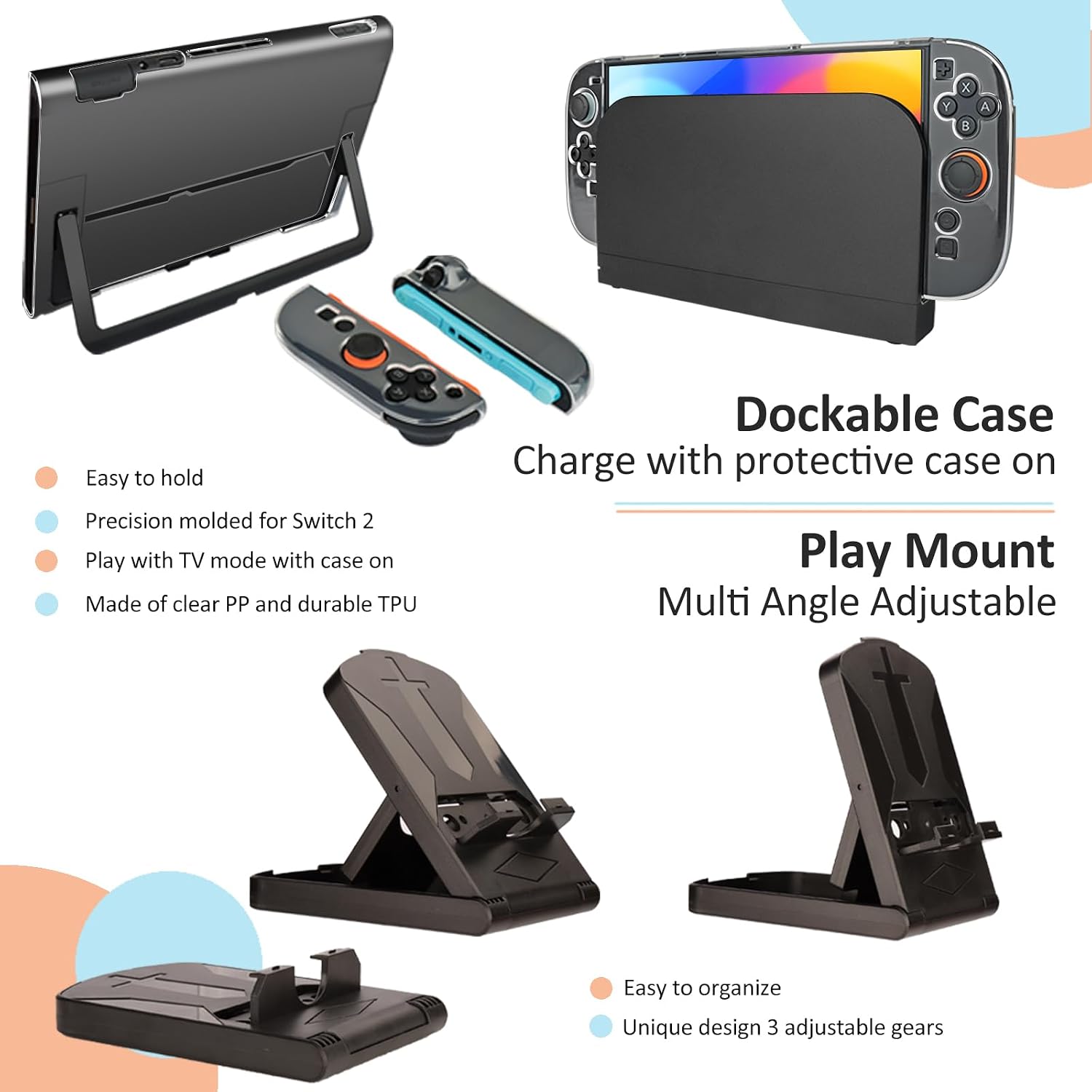 Switch Accessories - Family Bundle Accessories for Nintendo Switch