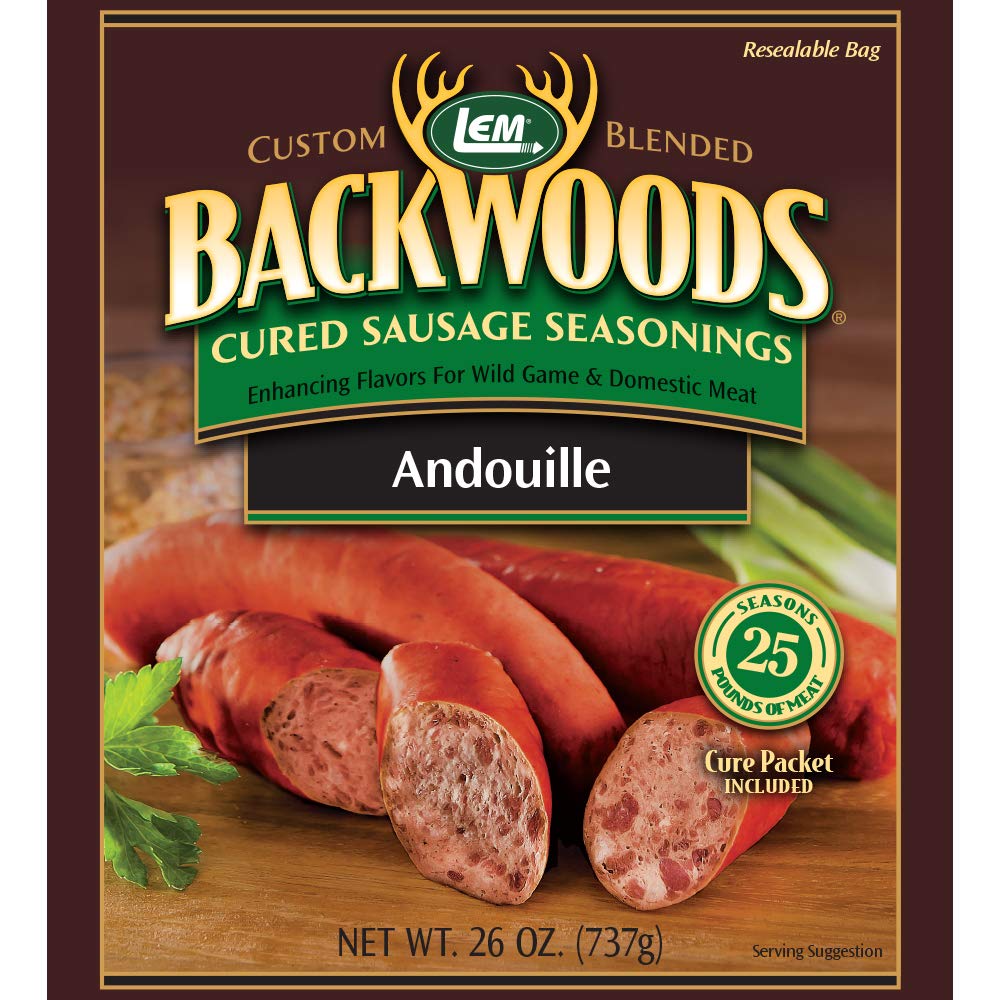 LEM Backwoods Cured Sausage Seasoning with Cure Packet, Jalapeno Summer Sausage