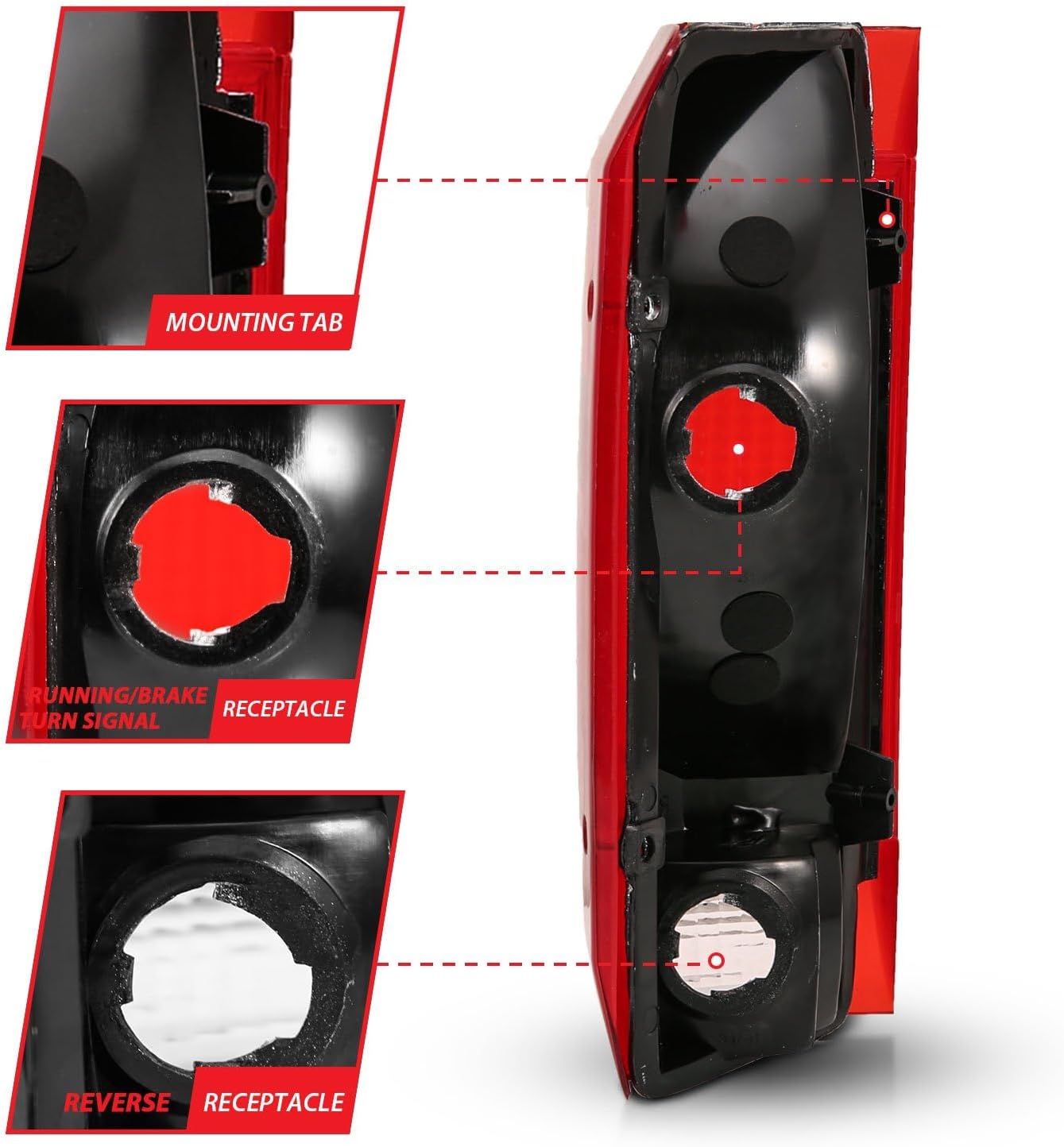 Anzo, Usa Usa 311306 Taillamps Fits Ford Bronco