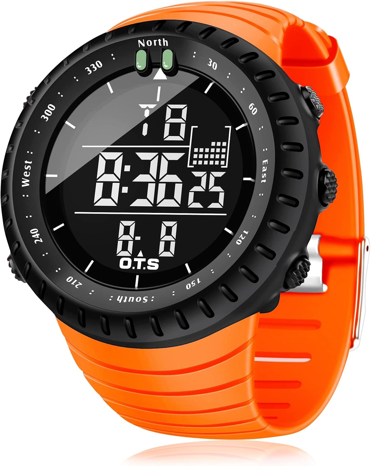 PALADA Men's Digital Sports Watch Waterproof Tactical Watch with LED Backlight Watches for Men