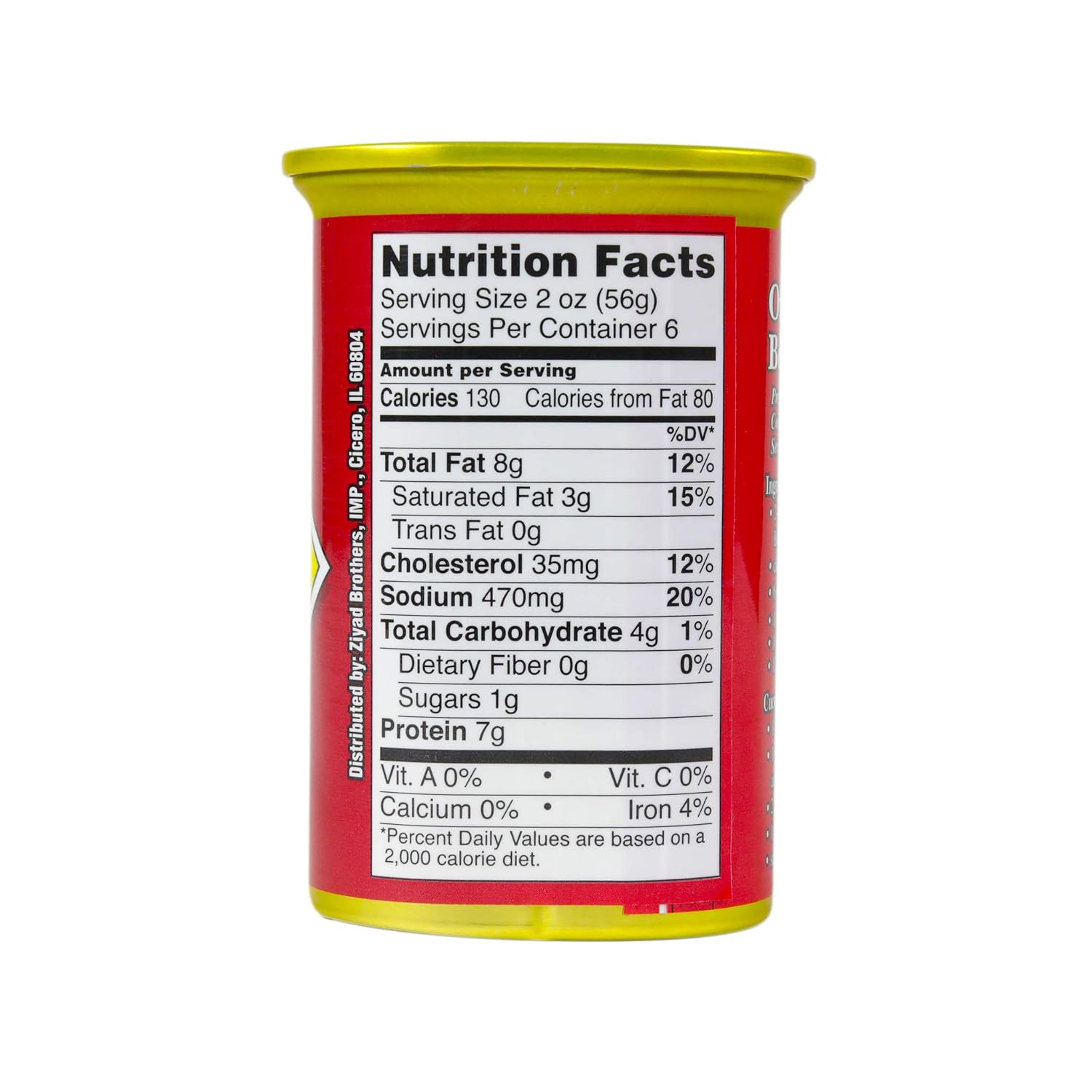 Ziyad Halal Luncheon Loaf Meat 12 oz - Premium Beef Canned Food for Quick Meals - Perfect for Sandwiches, Pasta, Rice - Convenient Halal Pantry Staple