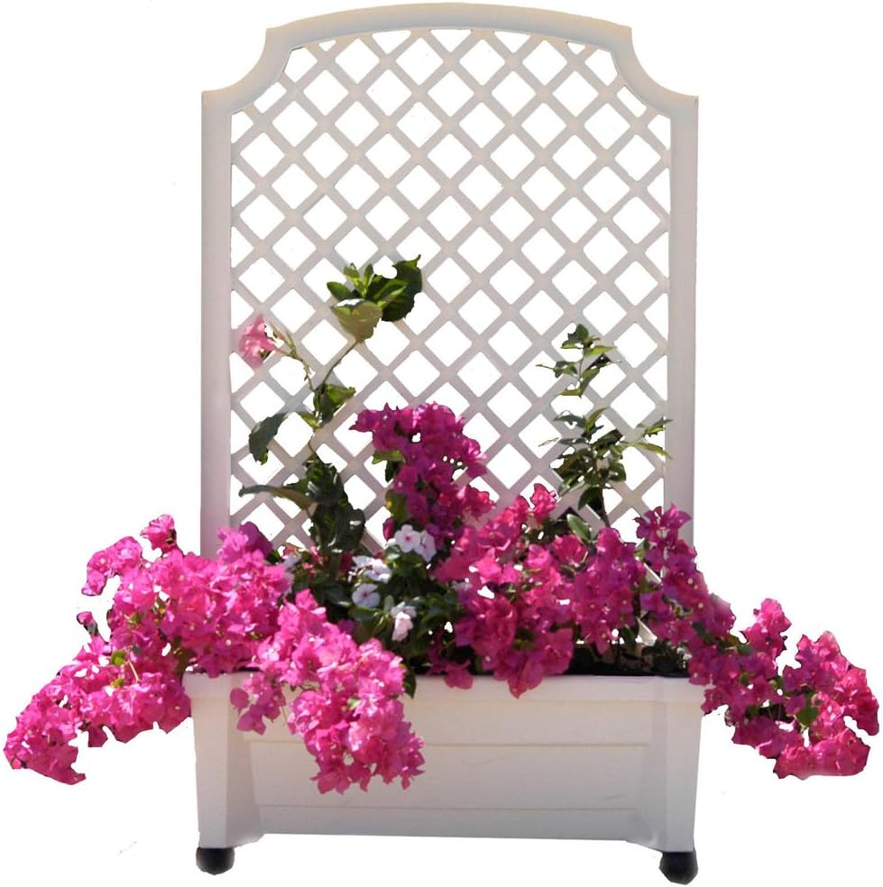 Exaco 1.416Green Calypso Trellis, Green planters