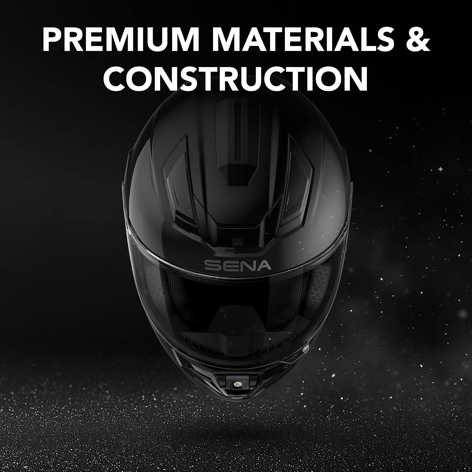 Sena Phantom and ANC Full Face Smart Motorcycle Helmet with Integrated Communications, LED Lighting, and 2nd Generation Sound by Harman Kardon